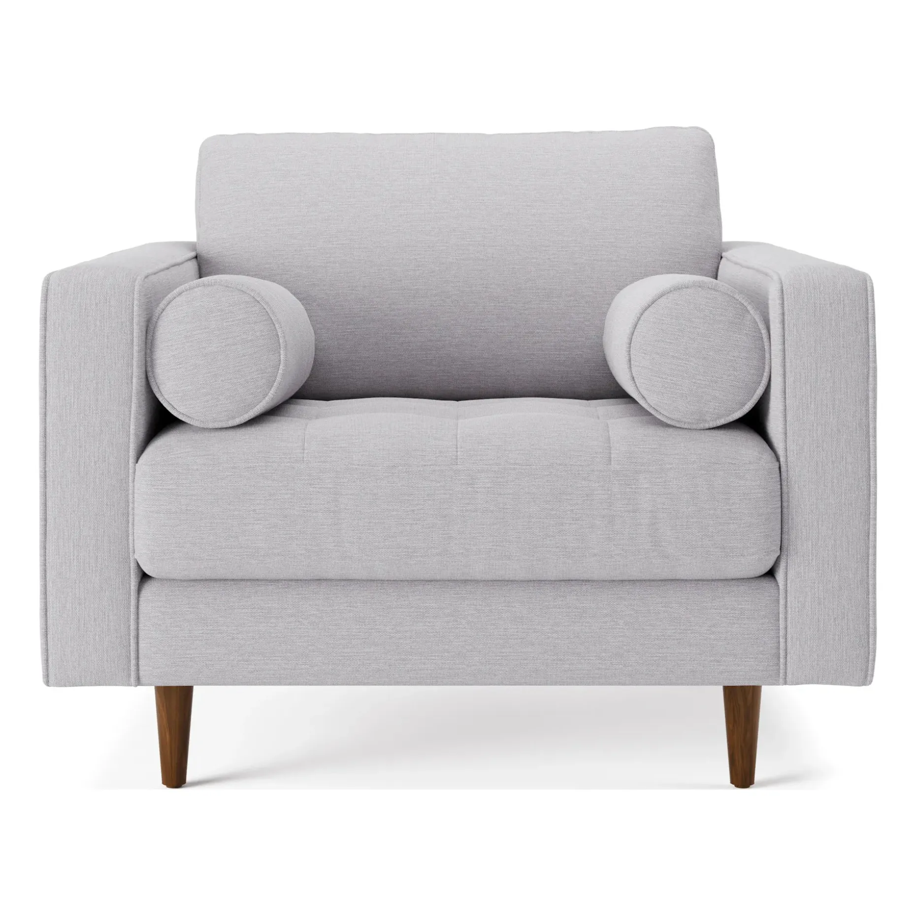 Sven 42" Tufted Lounge Chair - Silver Ivory