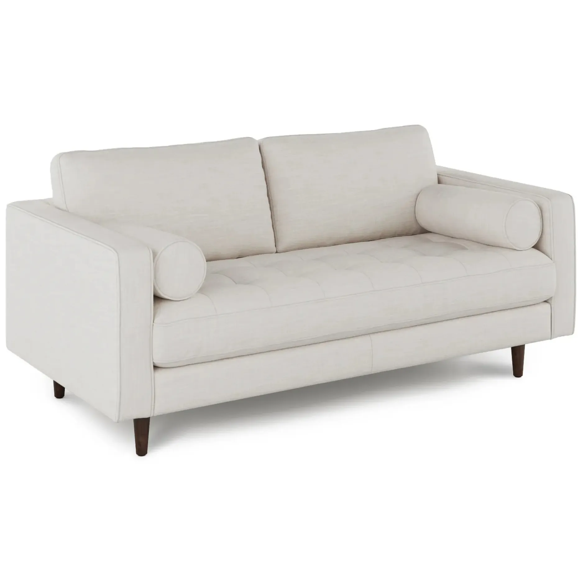 Sven 72" Tufted Loveseat - Biscuit Cream