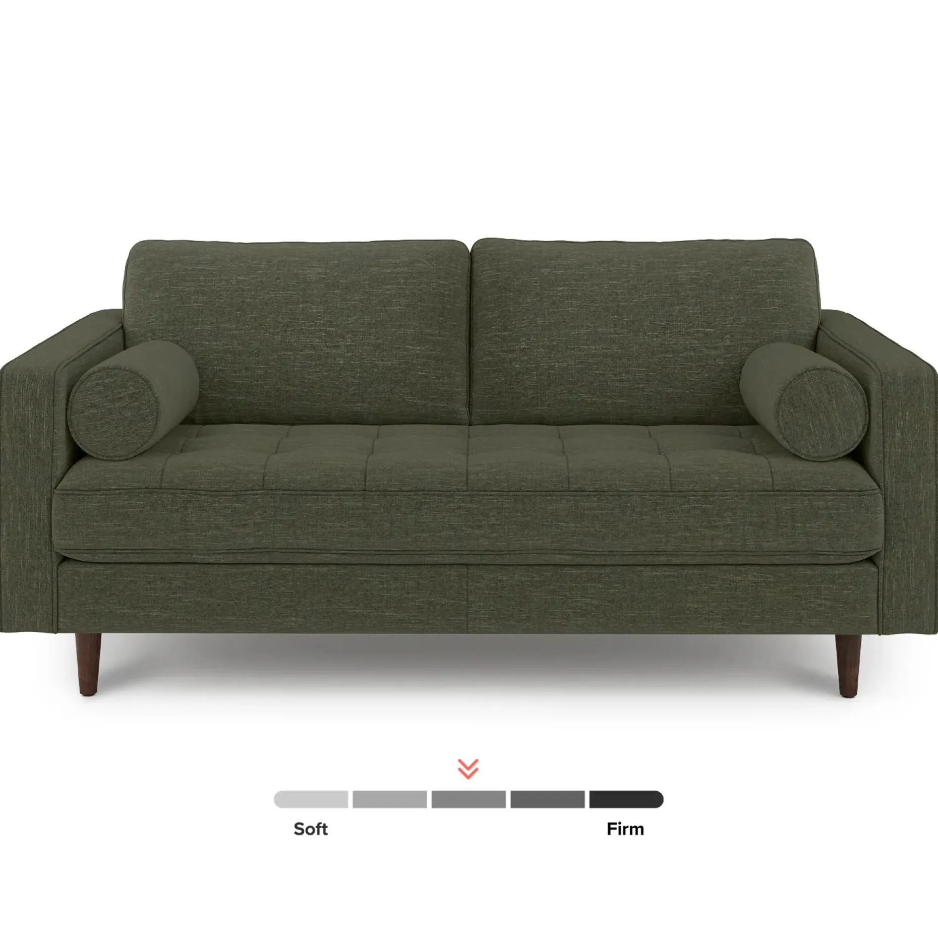 Sven 72" Tufted Loveseat - Fir Green