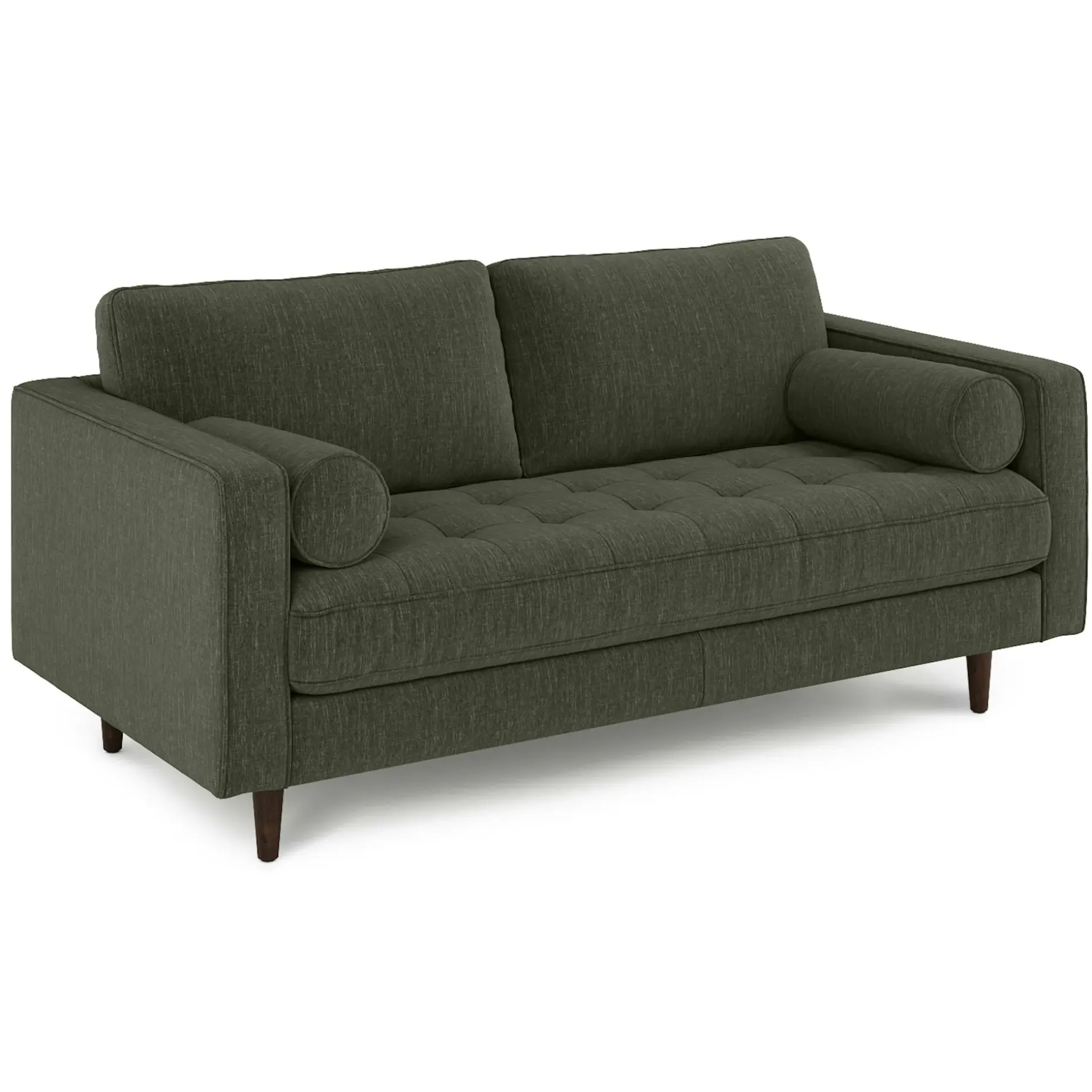 Sven 72" Tufted Loveseat - Fir Green
