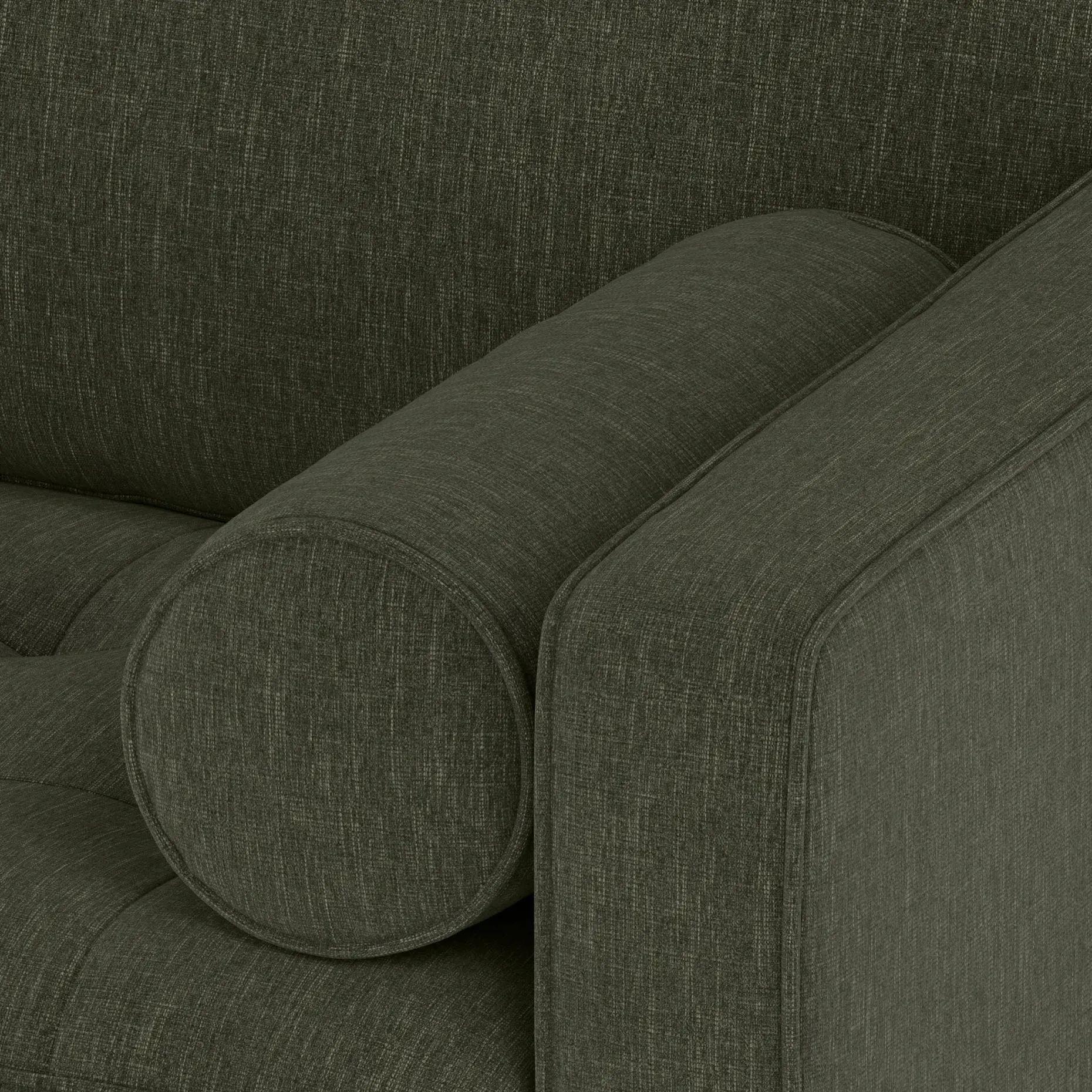 Sven 72" Tufted Loveseat - Fir Green
