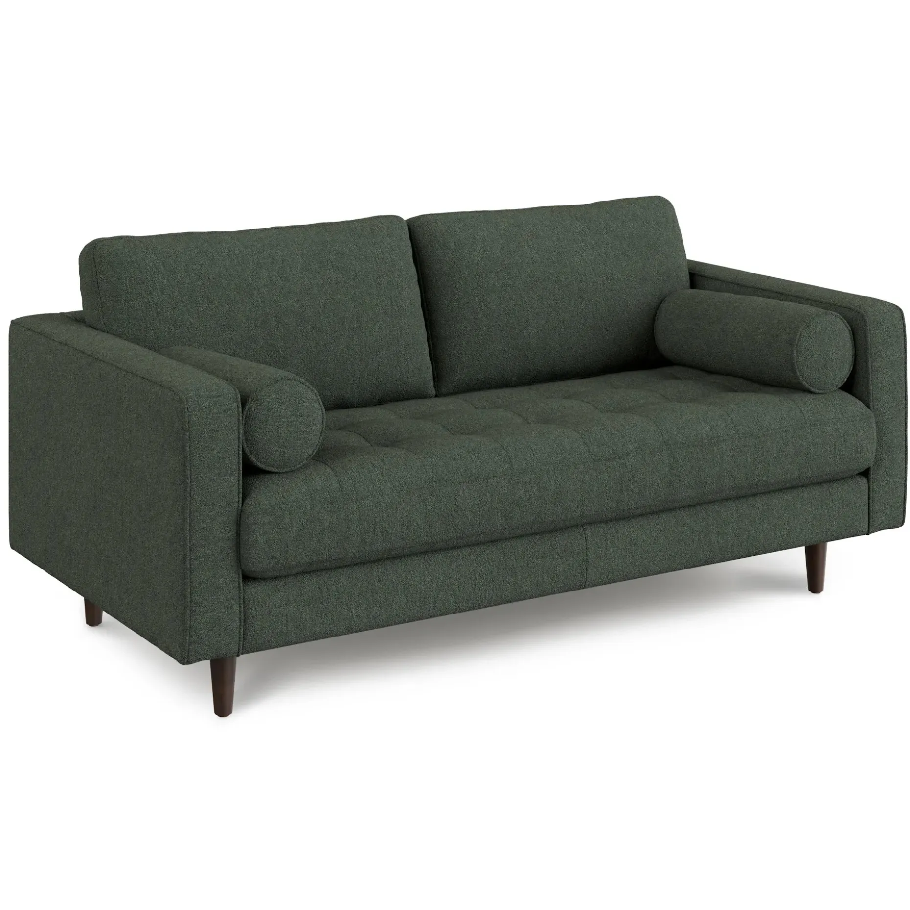 Sven 72" Tufted Loveseat - Green Wool Bouclé