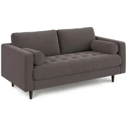 Sven 72" Tufted Loveseat - Hale Warm Gray