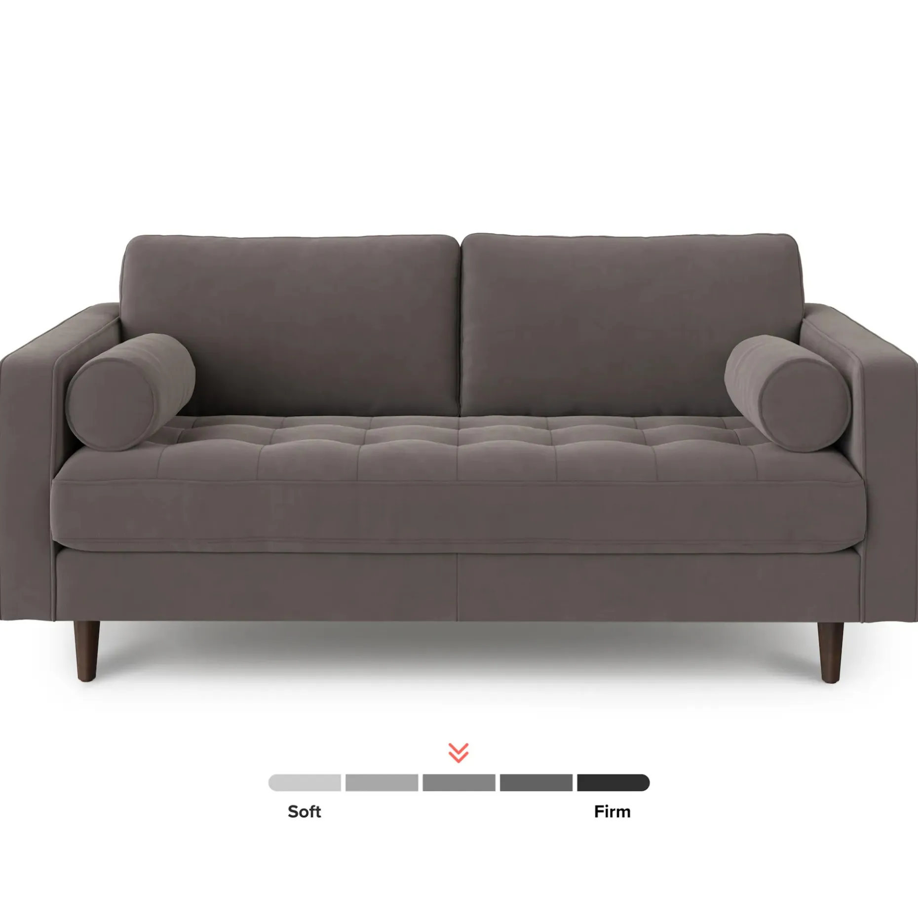 Sven 72" Tufted Loveseat - Hale Warm Gray
