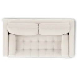 Sven 72" Tufted Loveseat - Ivory Wool Bouclé