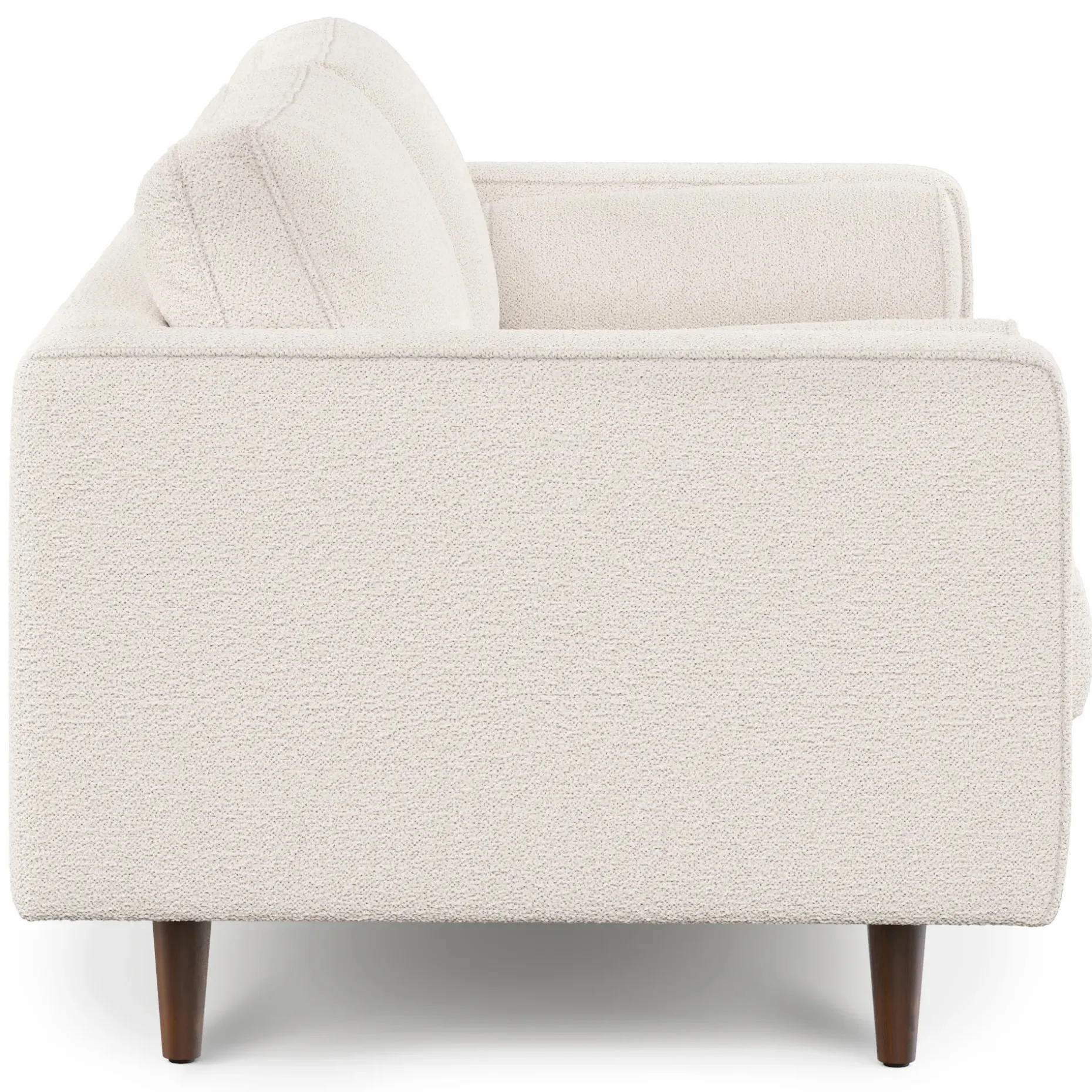 Sven 72" Tufted Loveseat - Ivory Wool Bouclé