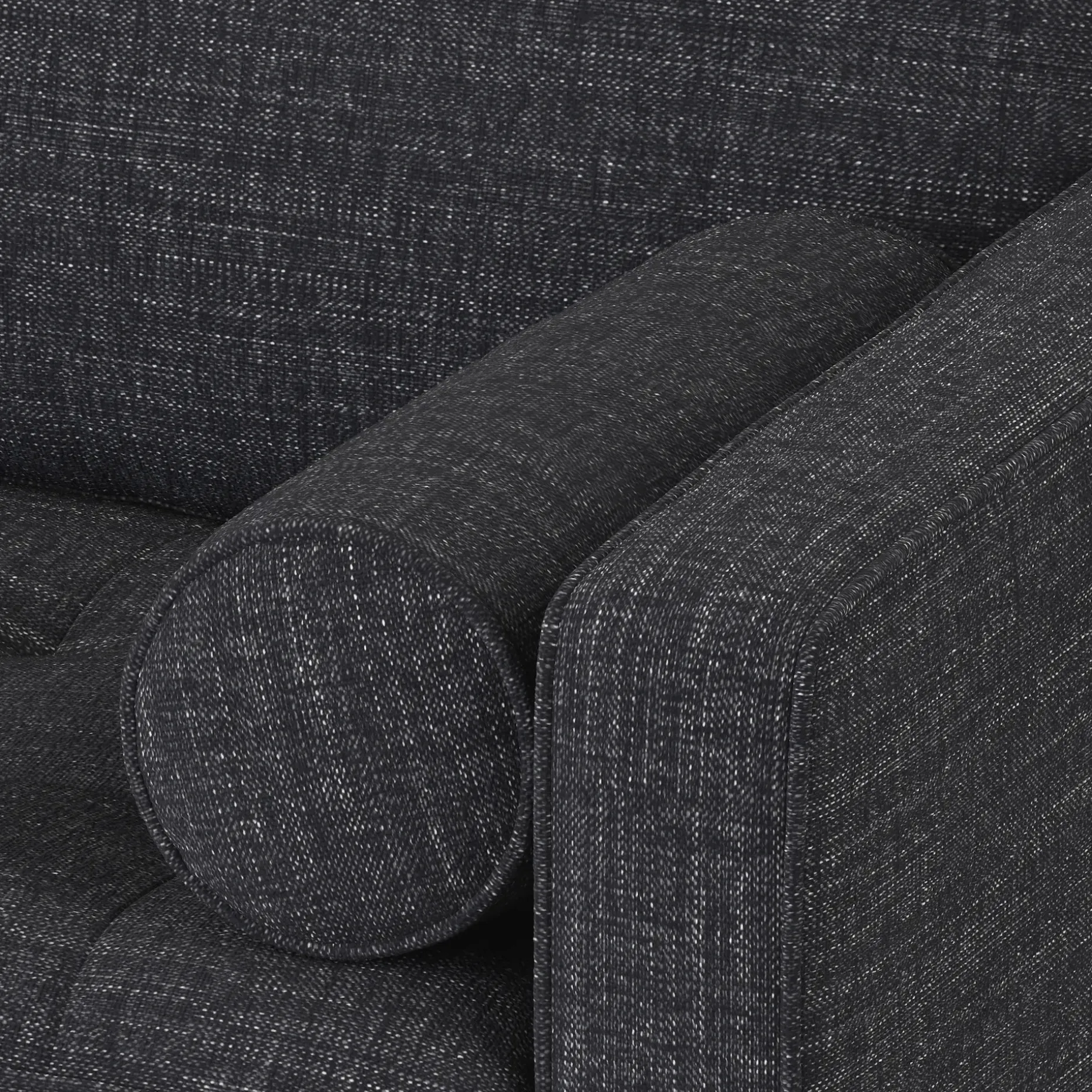 Sven 72" Tufted Loveseat - Napa Charcoal