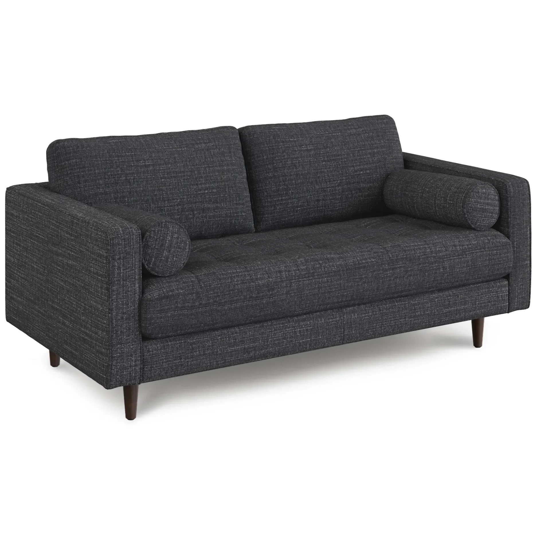 Sven 72" Tufted Loveseat - Napa Charcoal