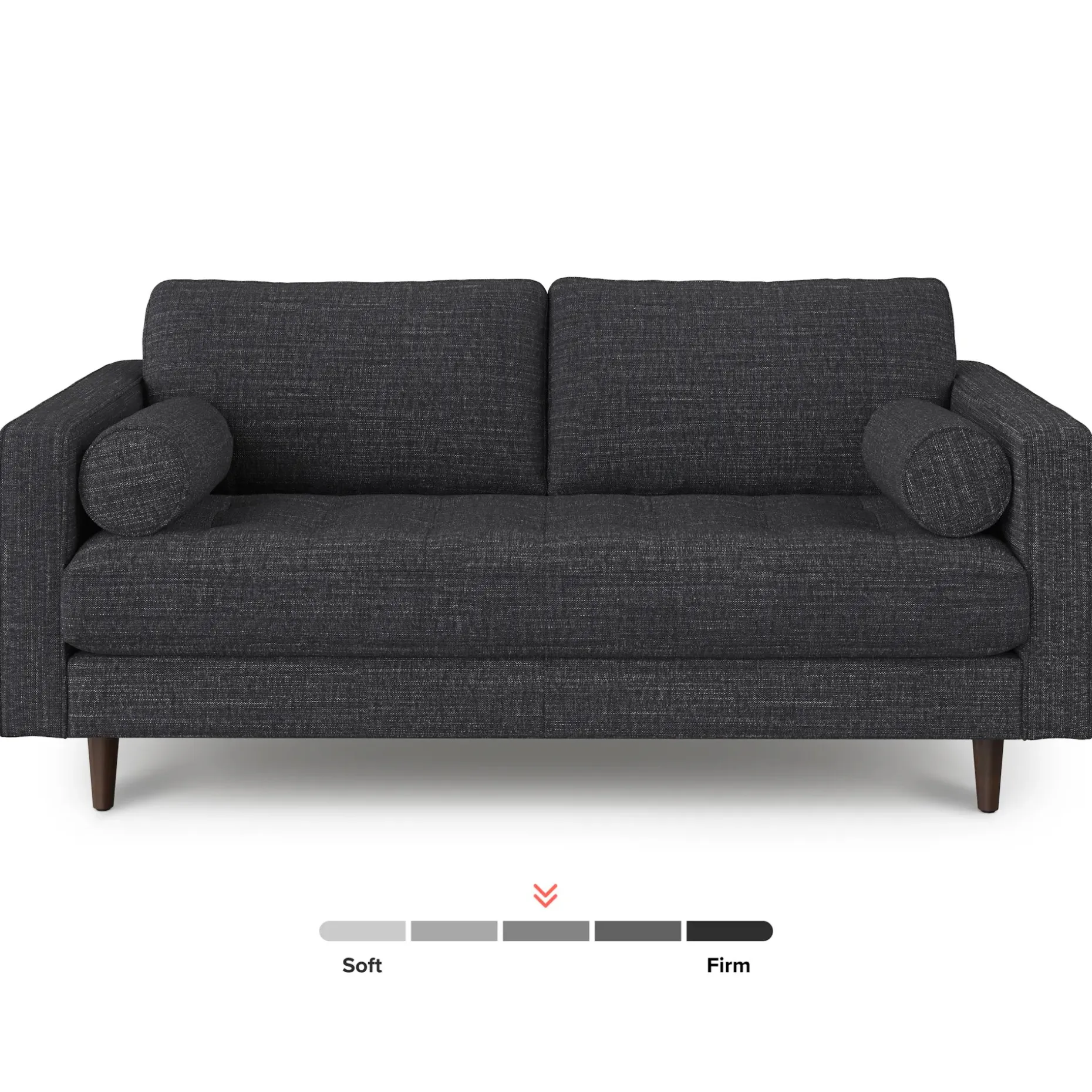 Sven 72" Tufted Loveseat - Napa Charcoal