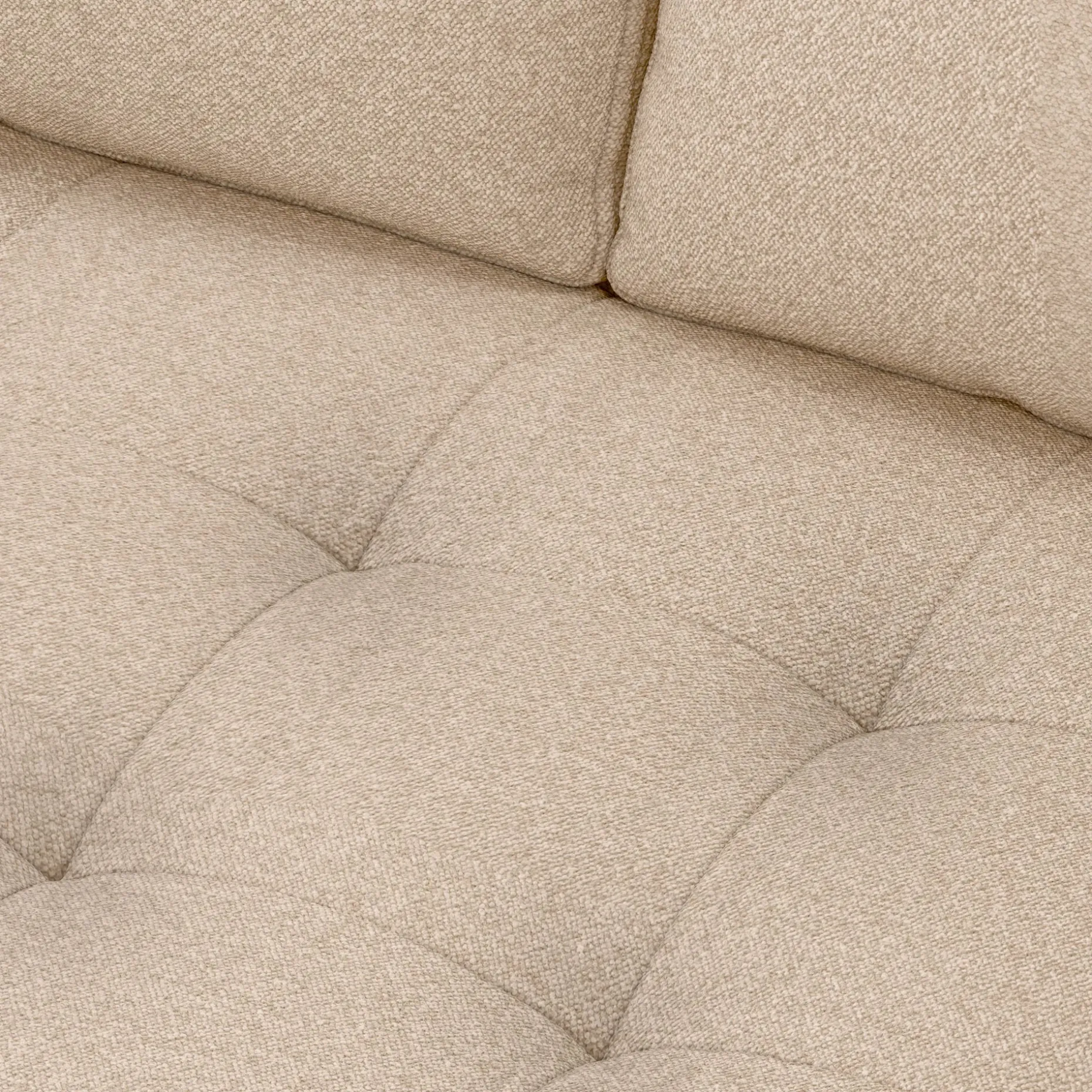 Sven 72" Tufted Loveseat - Ratine Buff