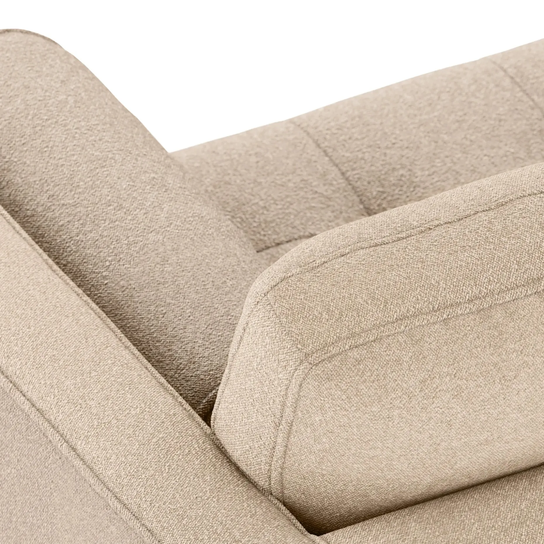 Sven 72" Tufted Loveseat - Ratine Buff
