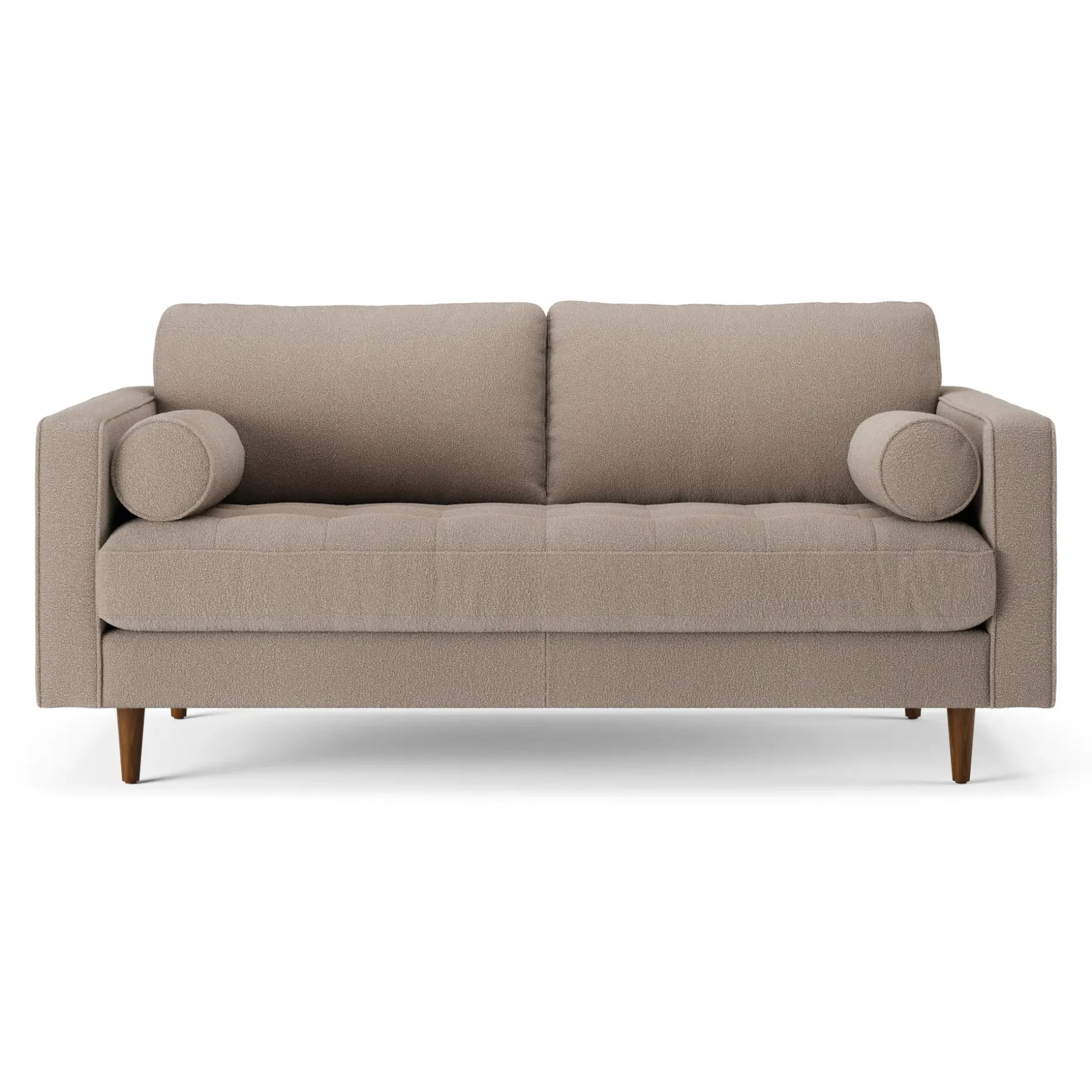Sven 72" Tufted Loveseat - Sandstone Wool Bouclé