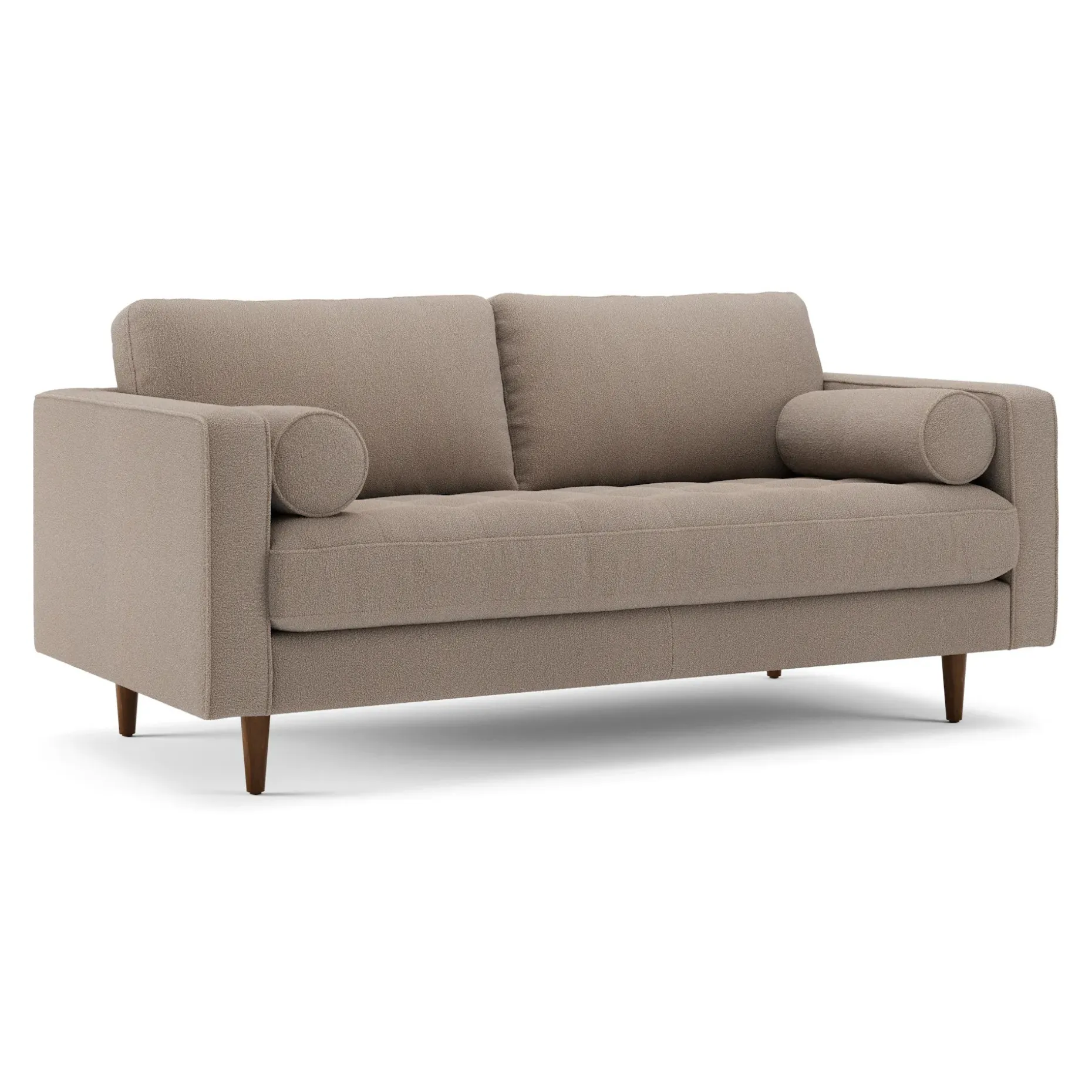 Sven 72" Tufted Loveseat - Sandstone Wool Bouclé