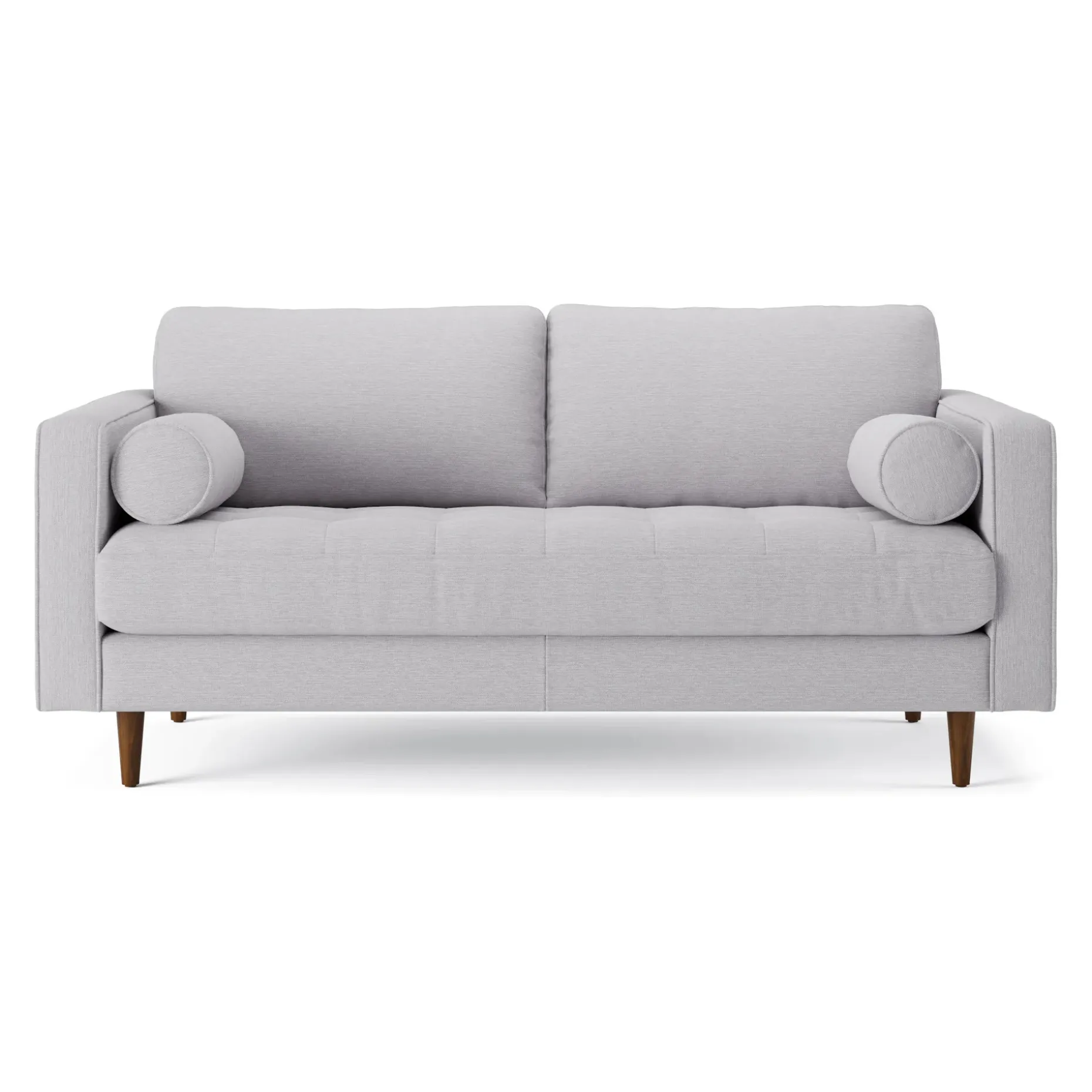 Sven 72" Tufted Loveseat - Silver Ivory