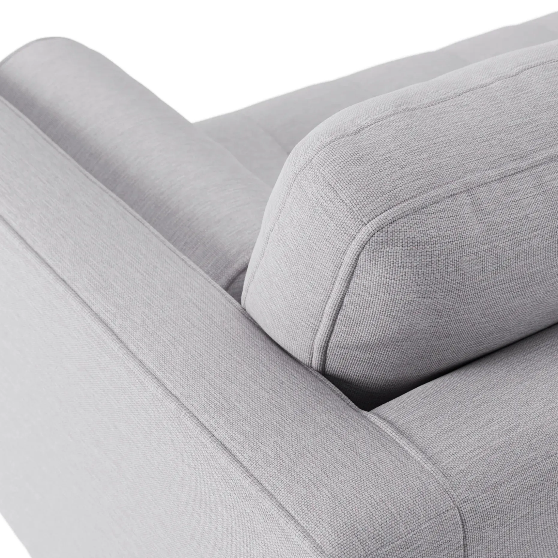 Sven 72" Tufted Loveseat - Silver Ivory