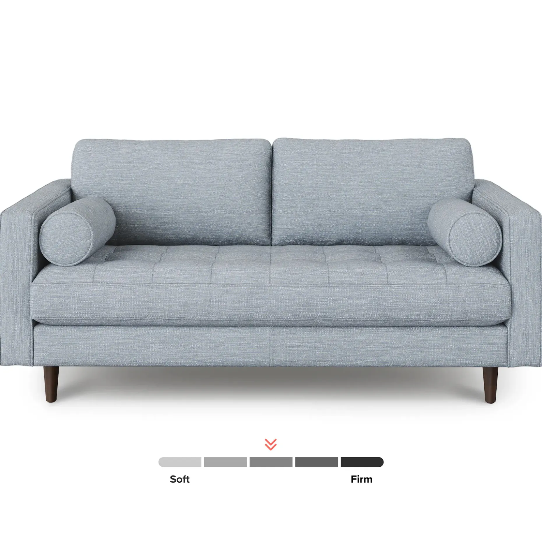Sven 72" Tufted Loveseat - Silver Light Blue