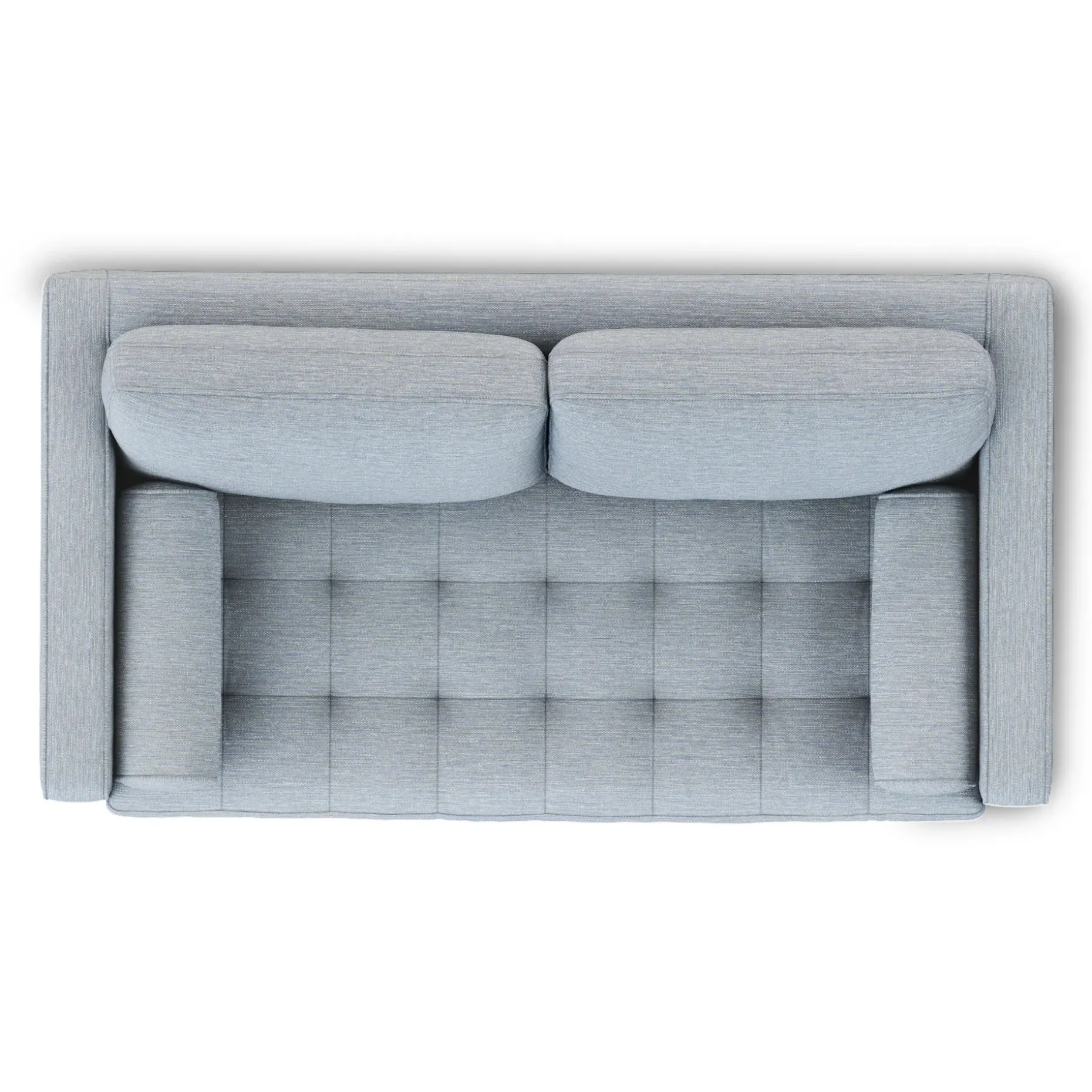 Sven 72" Tufted Loveseat - Silver Light Blue
