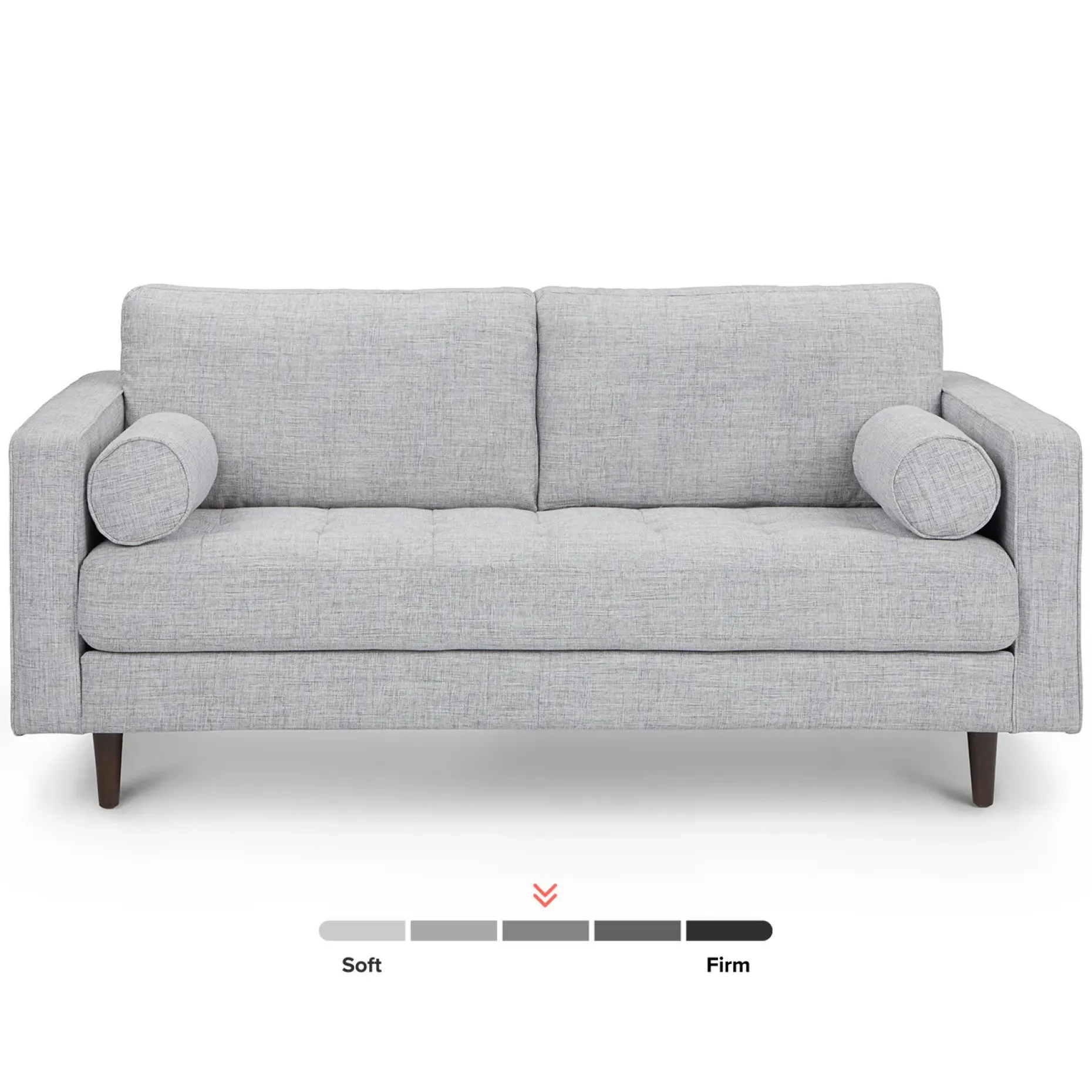 Sven 72" Tufted Loveseat - Stone Gray