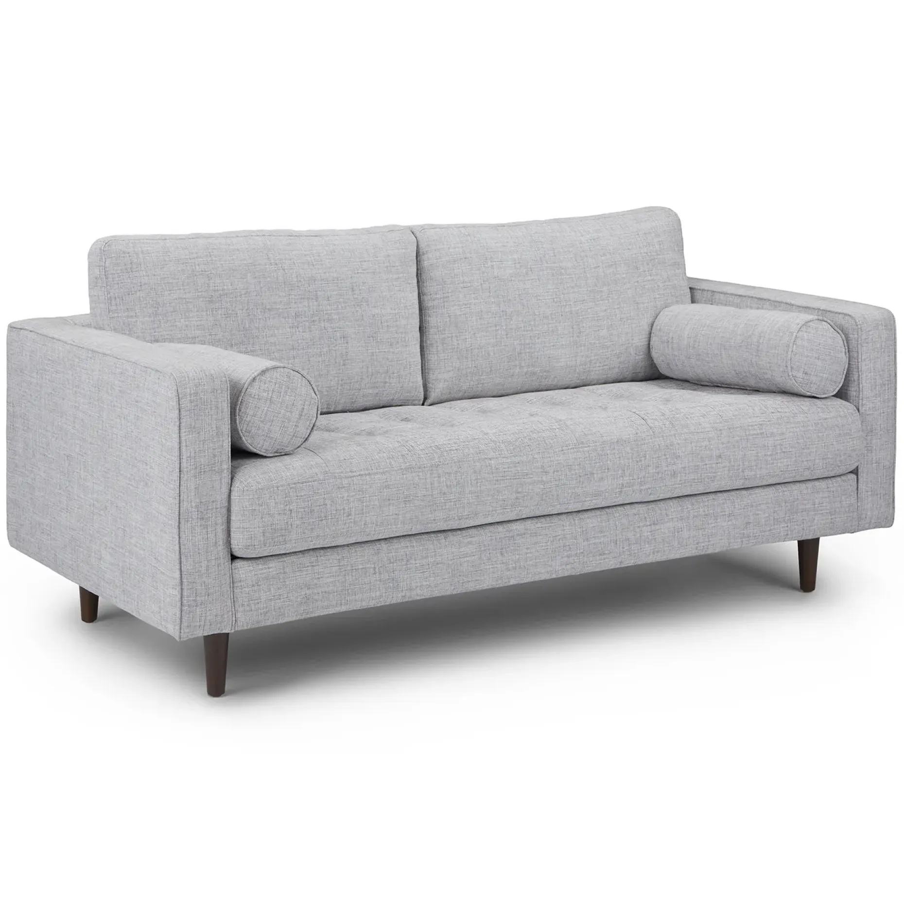 Sven 72" Tufted Loveseat - Stone Gray