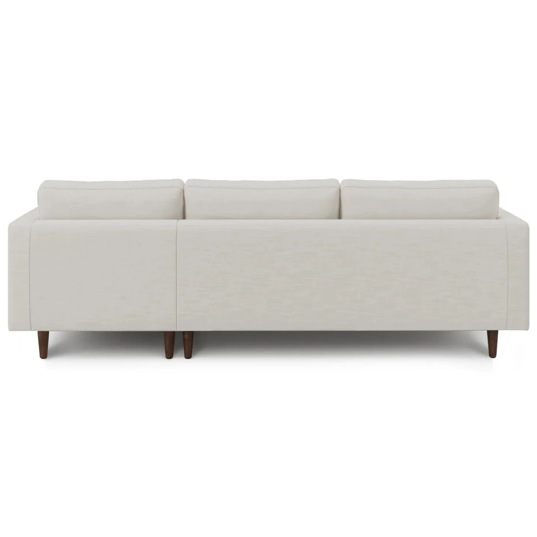 Sven 100" Tufted Right Sectional - Biscuit Cream