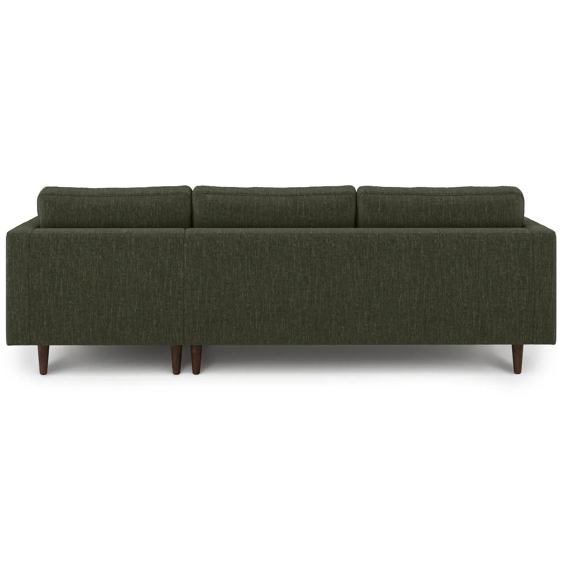 Sven 100" Tufted Right Sectional - Fir Green