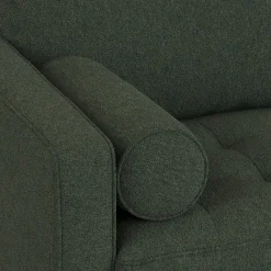 Sven 100" Tufted Right Sectional - Green Wool Bouclé