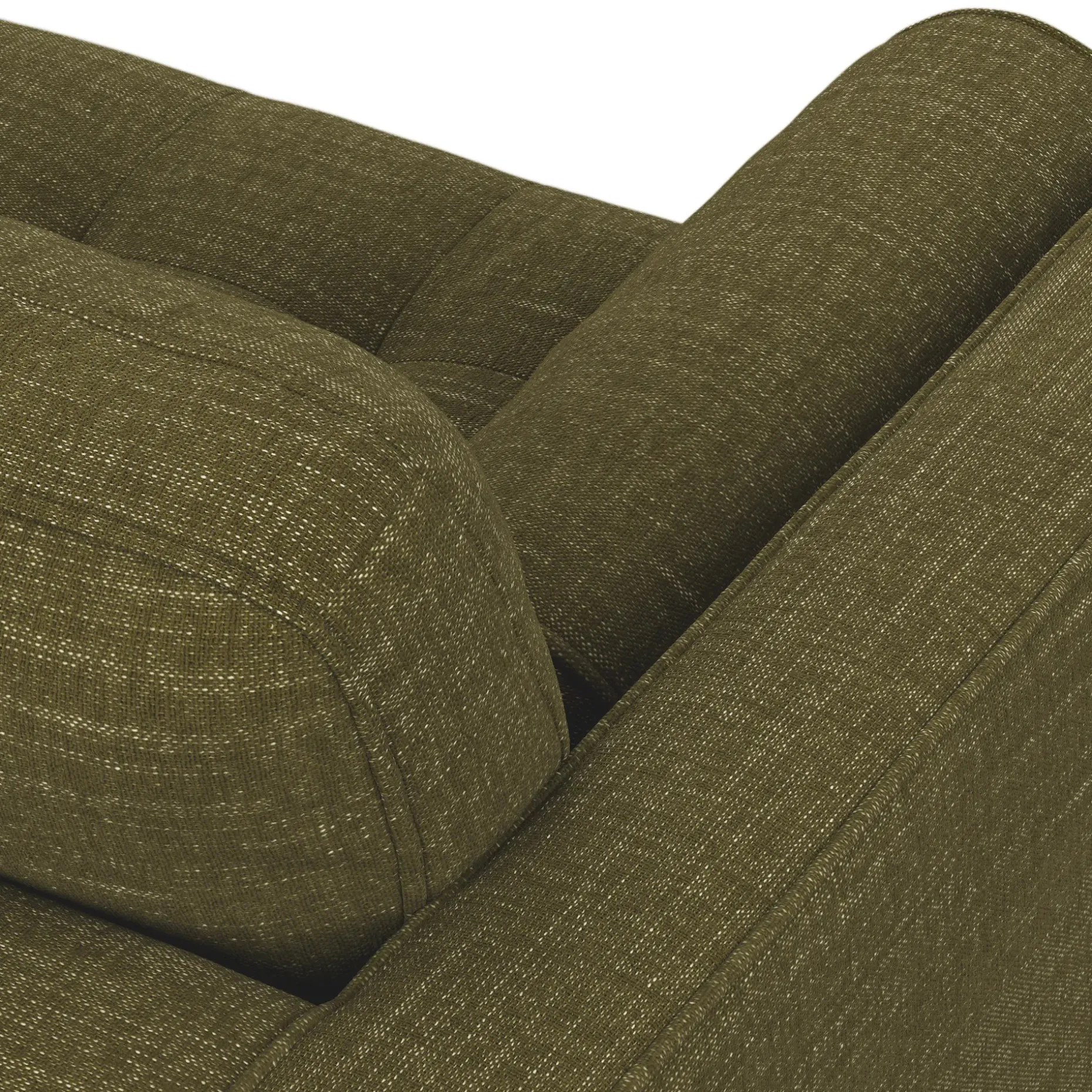 Sven 100" Tufted Right Sectional - Napa Moss
