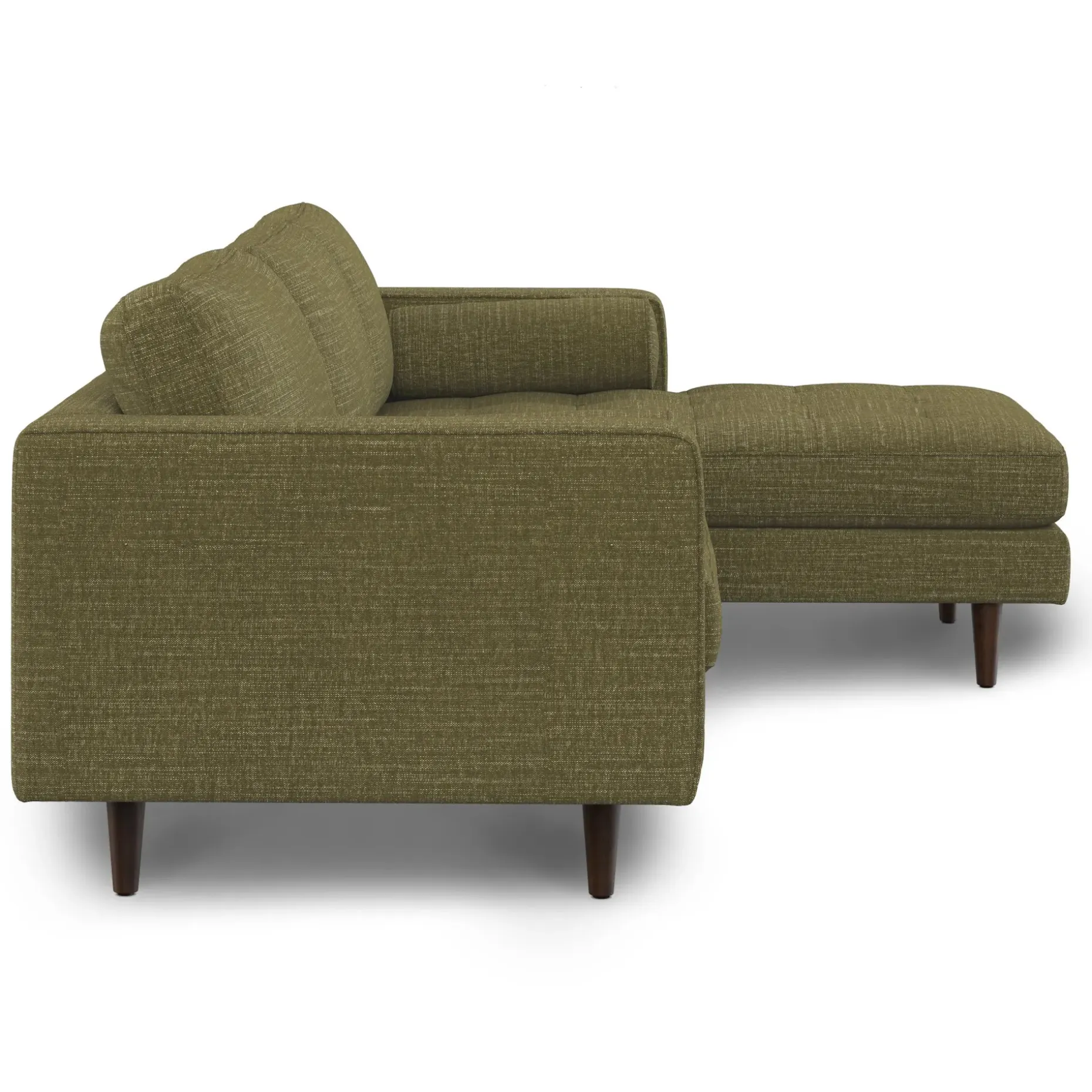 Sven 100" Tufted Right Sectional - Napa Moss