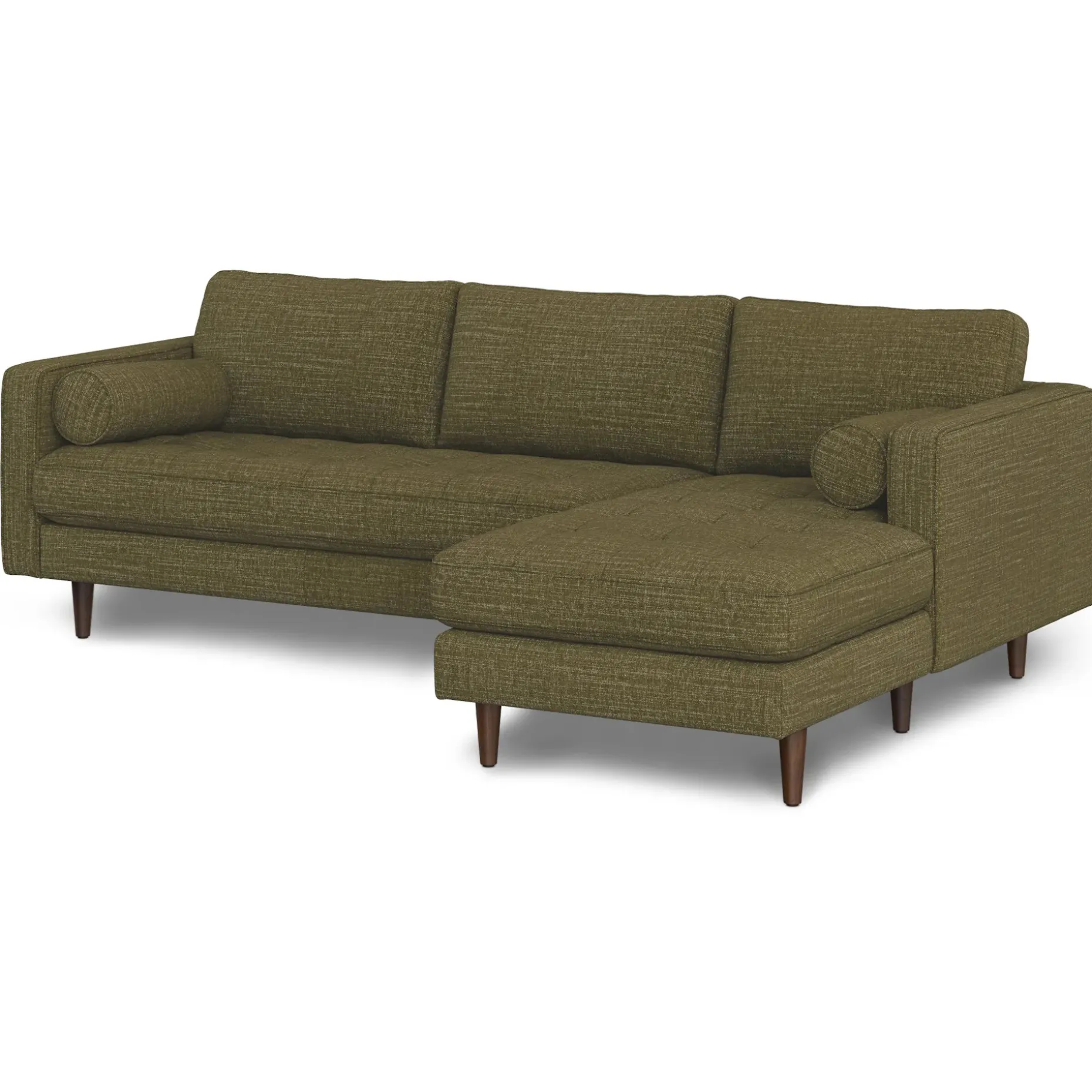 Sven 100" Tufted Right Sectional - Napa Moss
