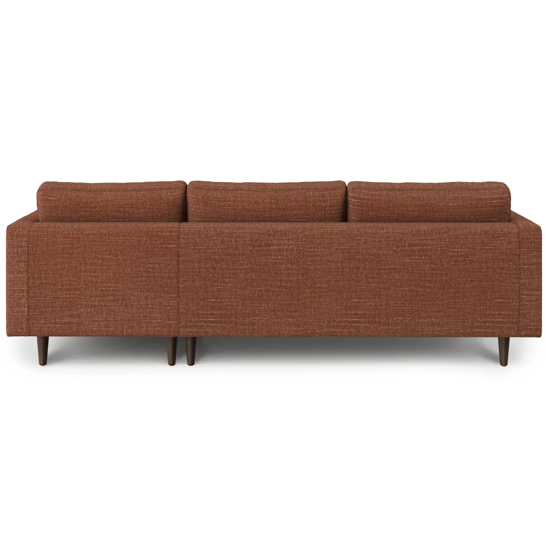 Sven 100" Tufted Right Sectional - Napa Rust