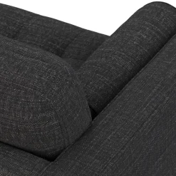 Sven 100" Tufted Right Sectional - Napa Charcoal