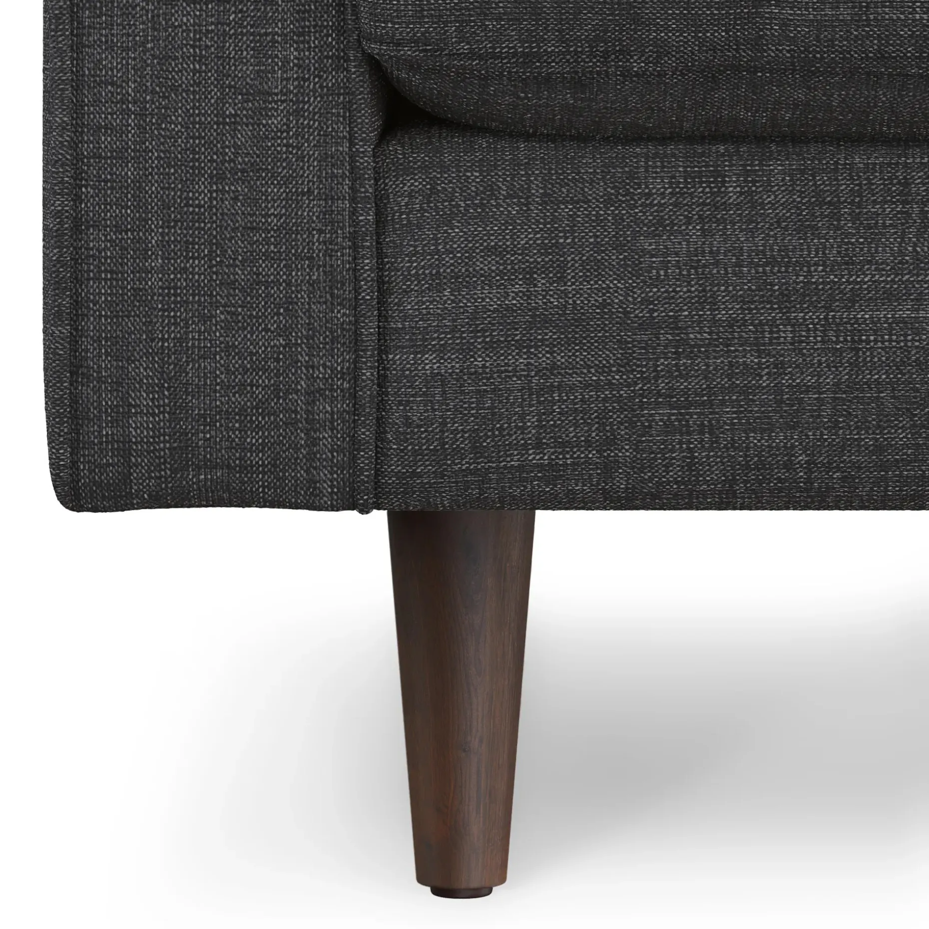 Sven 100" Tufted Right Sectional - Napa Charcoal