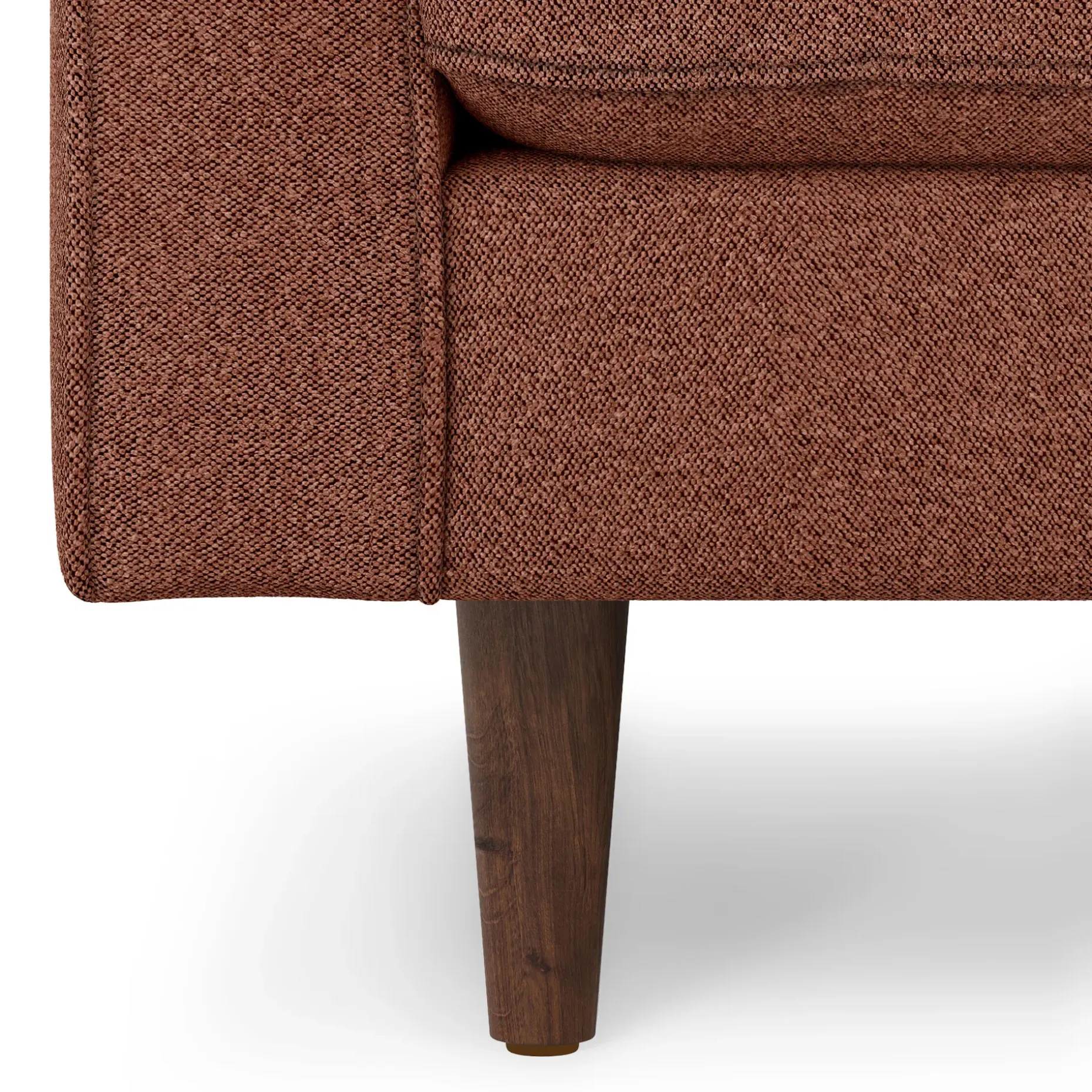 Sven 100" Tufted Right Sectional - Ratine Oxide