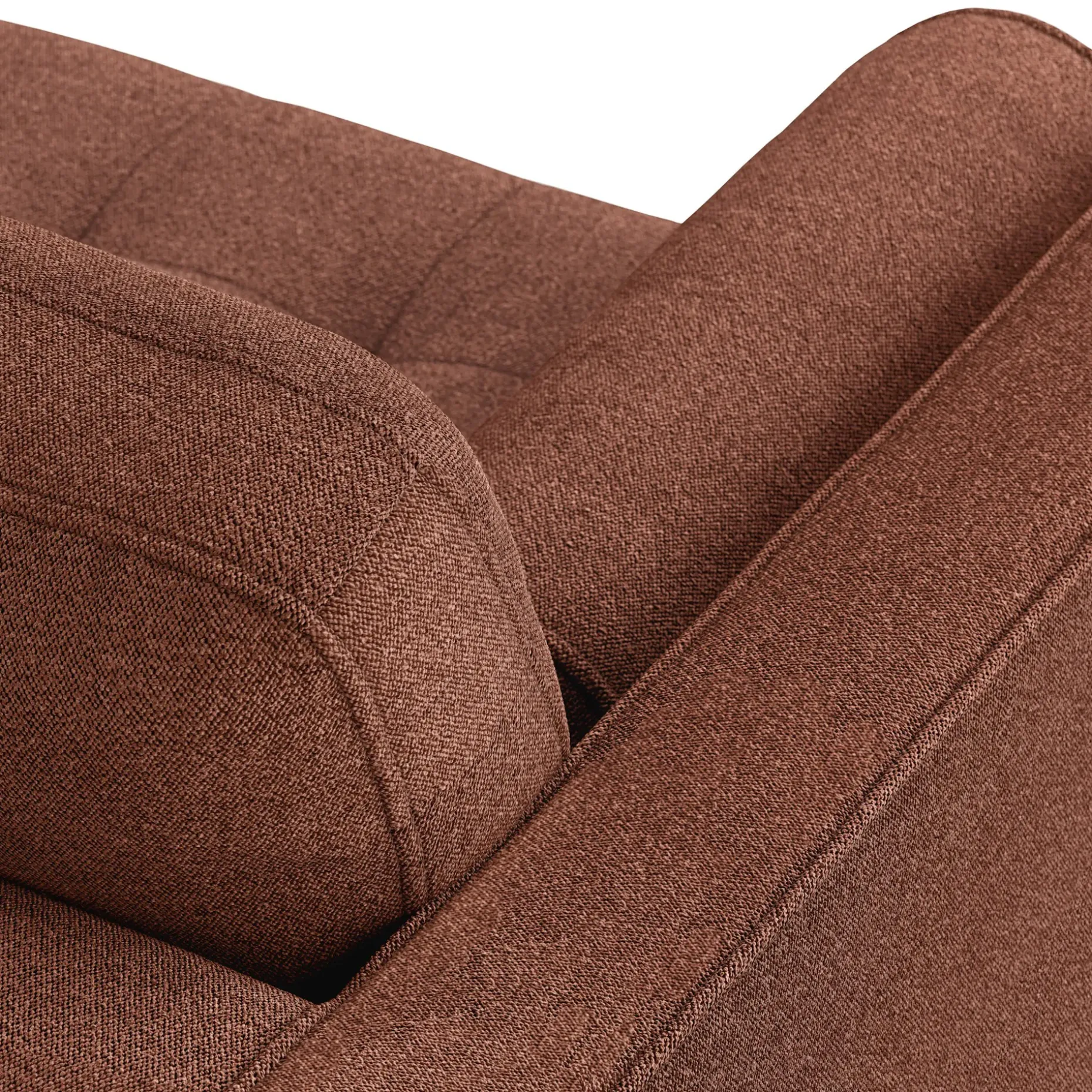 Sven 100" Tufted Right Sectional - Ratine Oxide