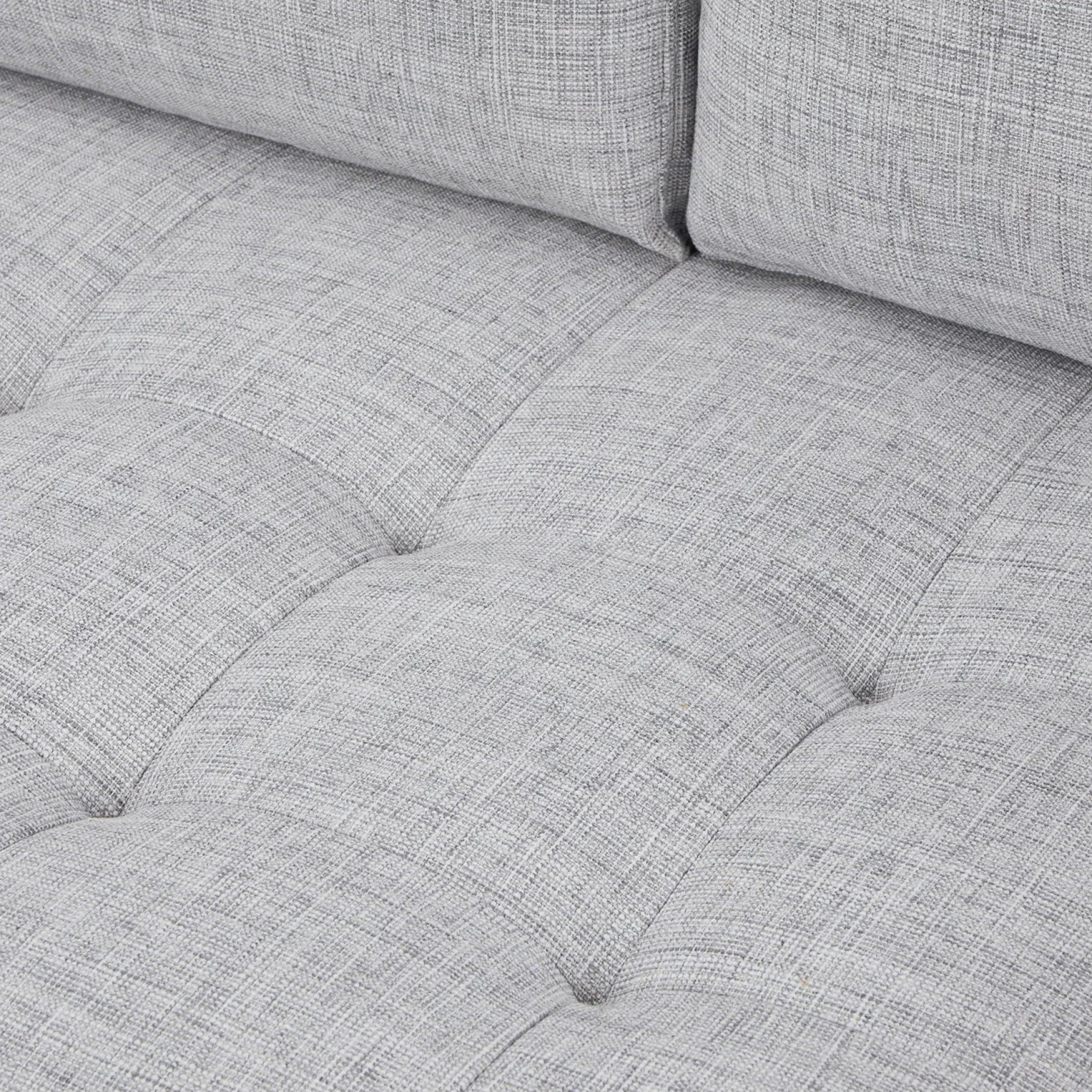 Sven 100" Tufted Right Sectional - Stone Gray