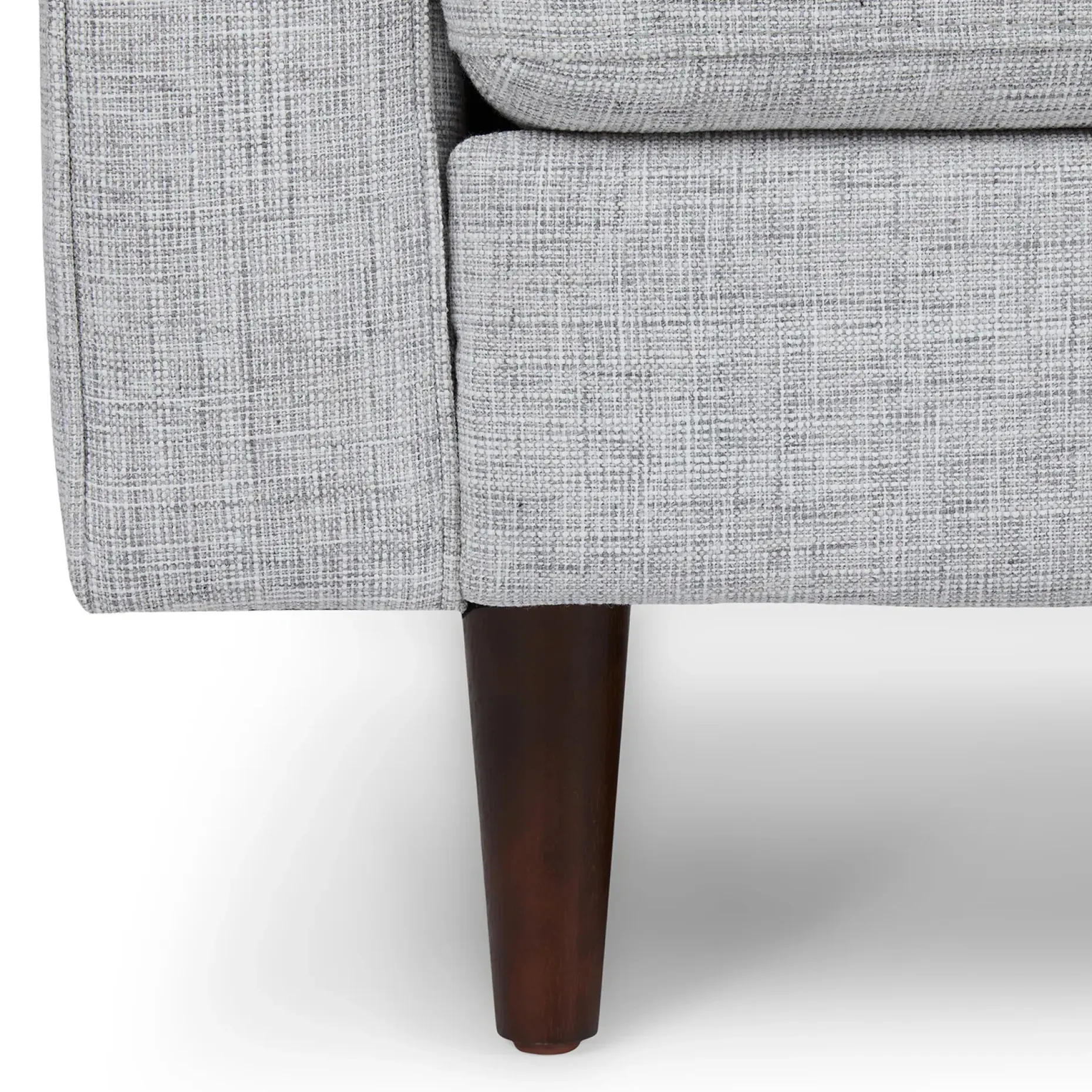 Sven 100" Tufted Right Sectional - Stone Gray