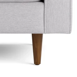 Sven 100" Tufted Right Sectional - Silver Ivory