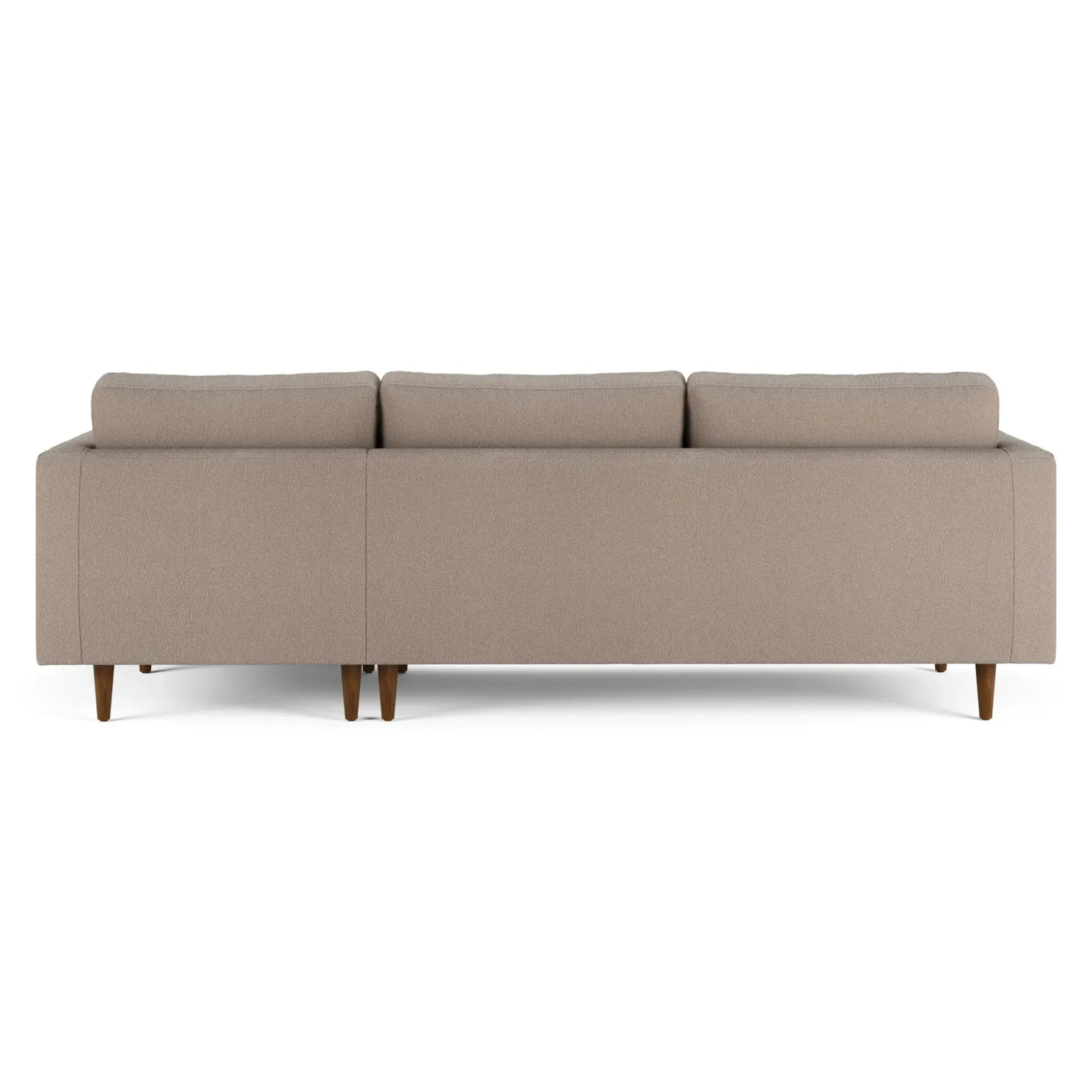 Sven 100" Tufted Right Sectional - Sandstone Wool Bouclé