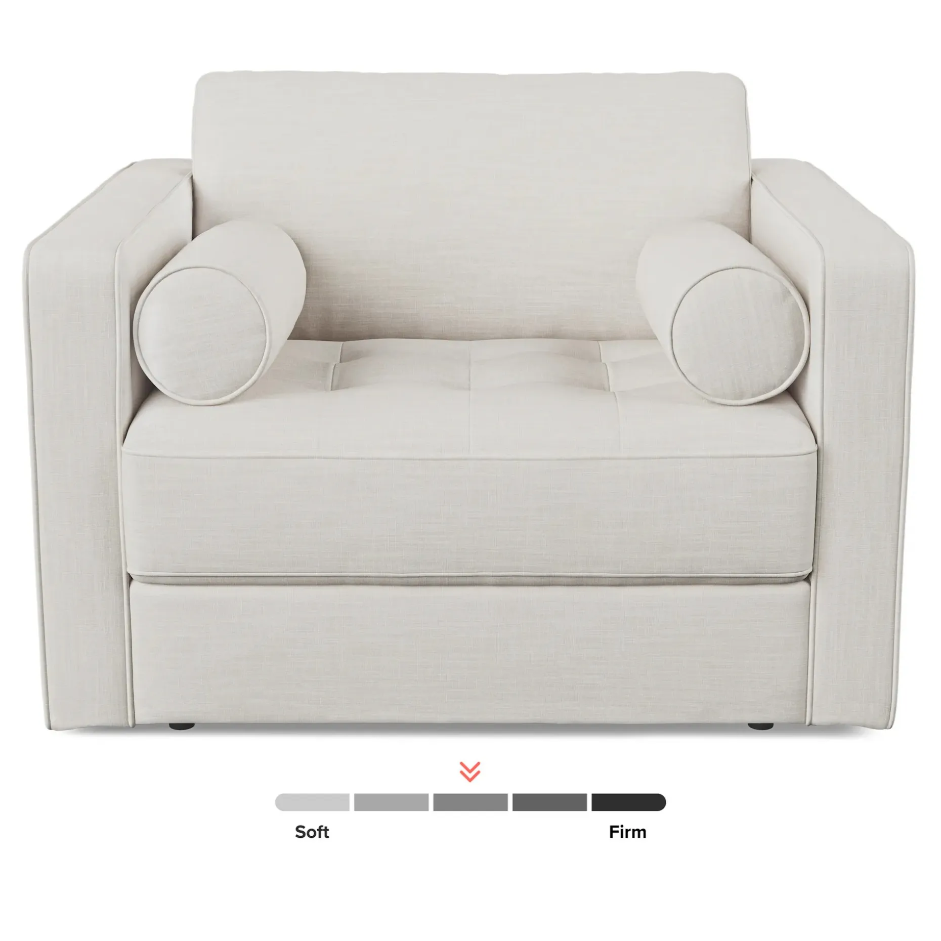 Sven 45.5" Tufted Sleeper Chair - Biscuit Cream