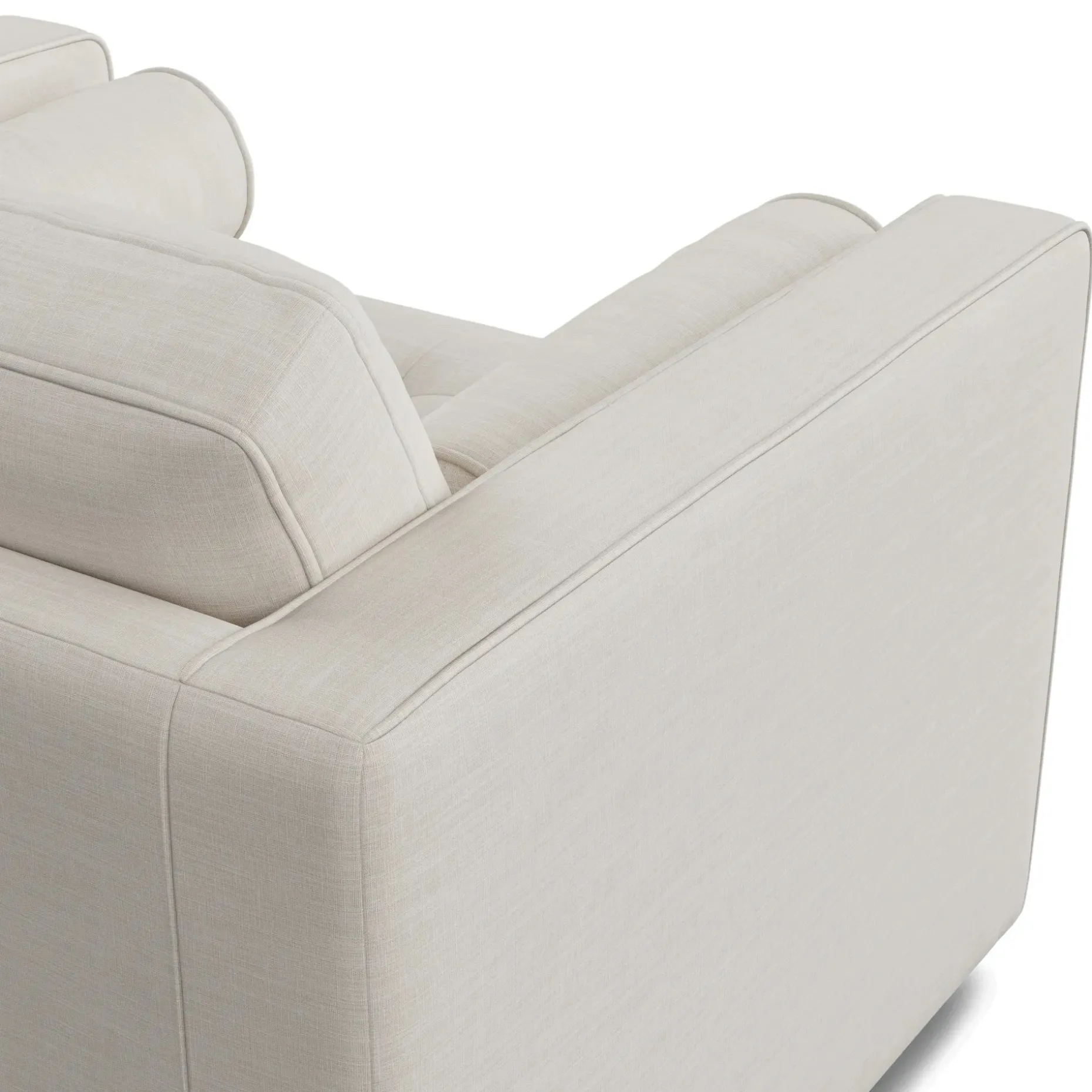 Sven 45.5" Tufted Sleeper Chair - Biscuit Cream