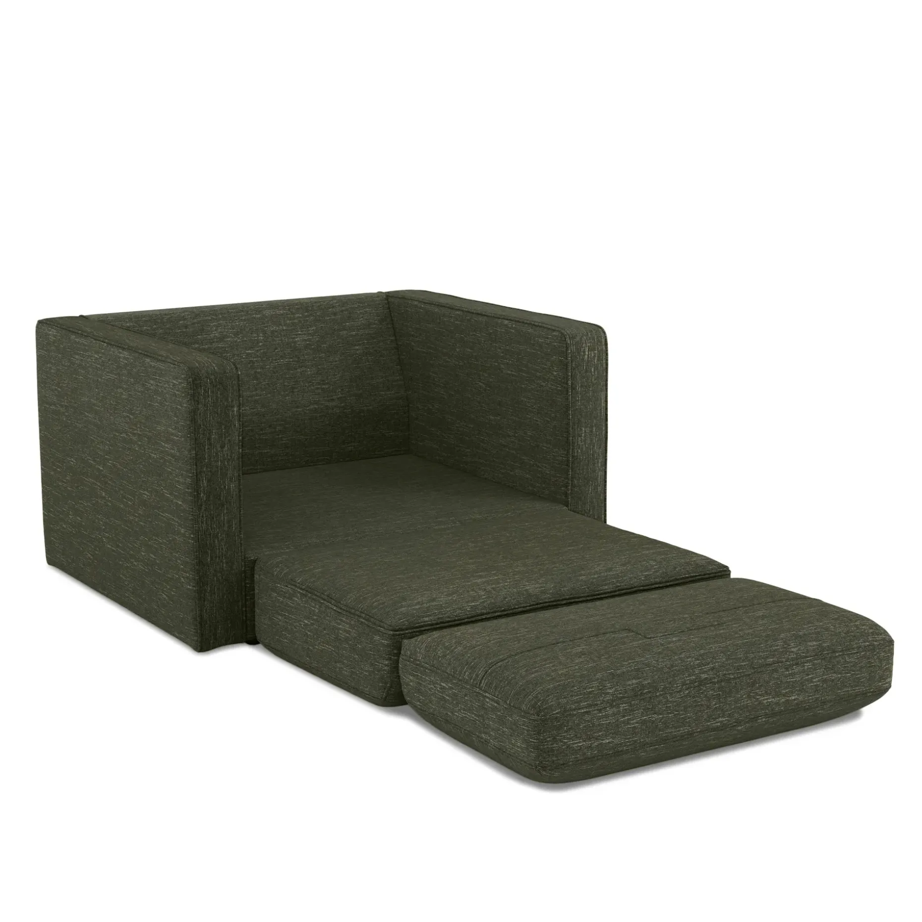 Sven 45.5" Tufted Sleeper Chair - Fir Green