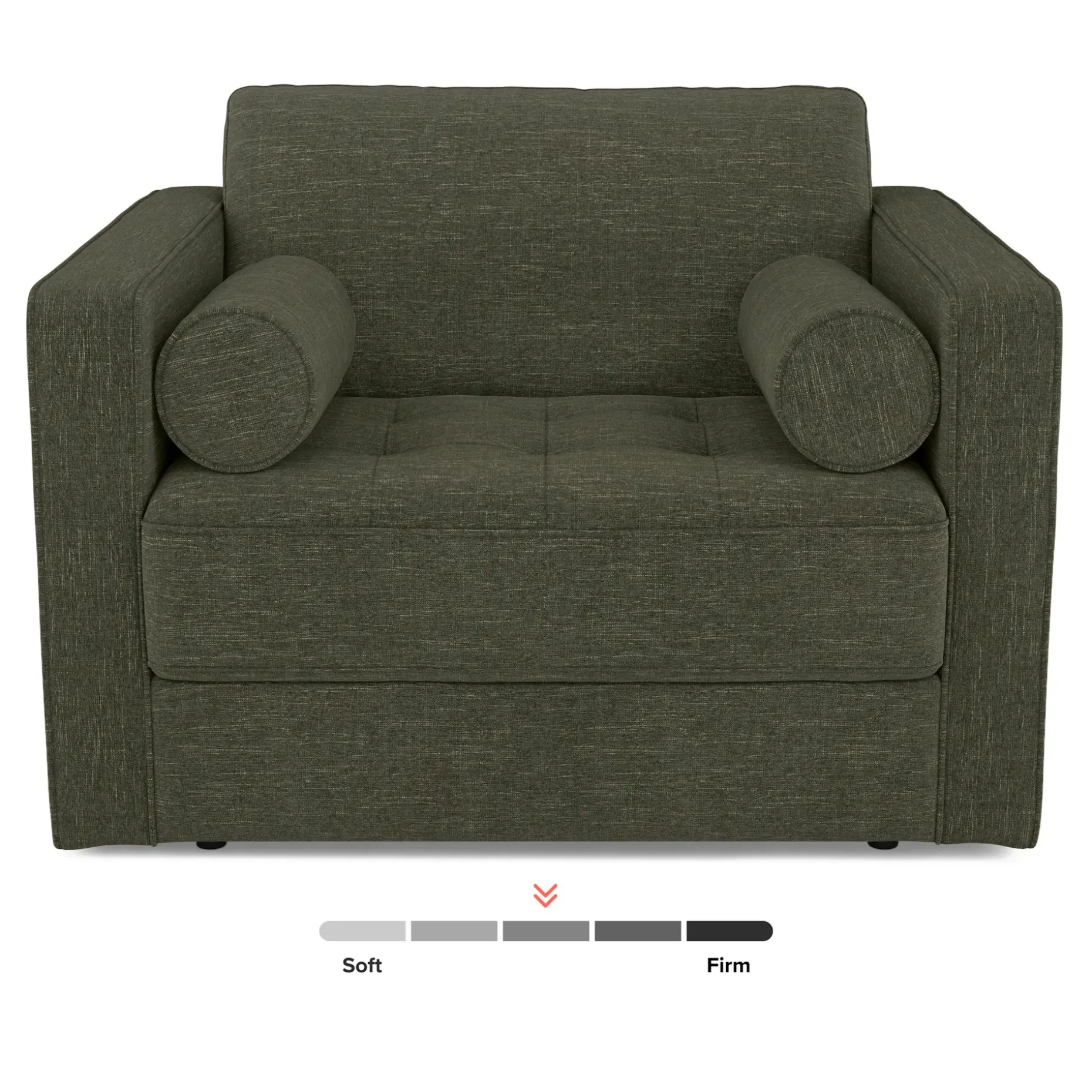 Sven 45.5" Tufted Sleeper Chair - Fir Green