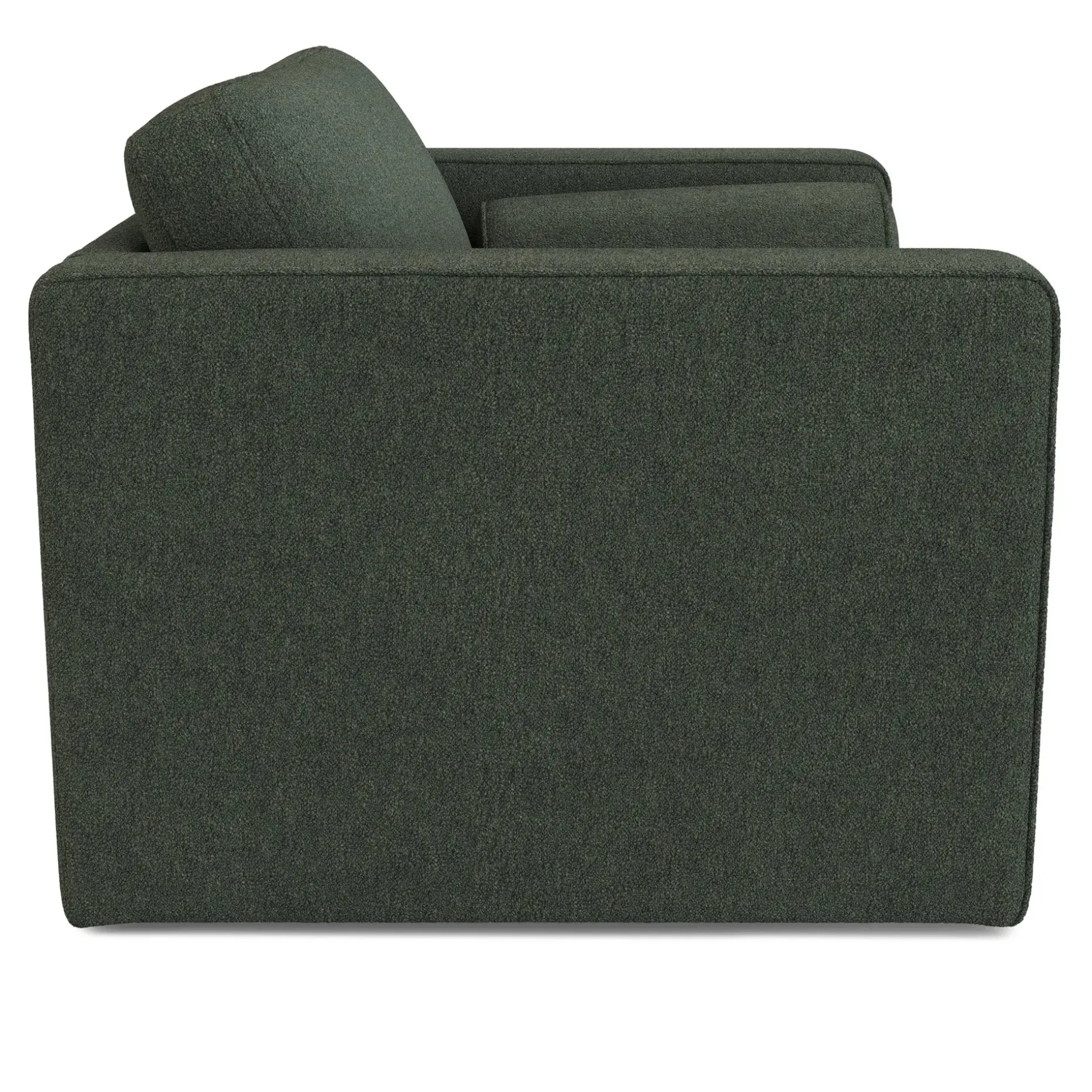 Sven 45.5" Tufted Sleeper Chair - Green Wool Bouclé