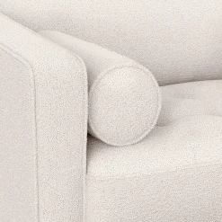 Sven 45.5" Tufted Sleeper Chair - Ivory Wool Bouclé