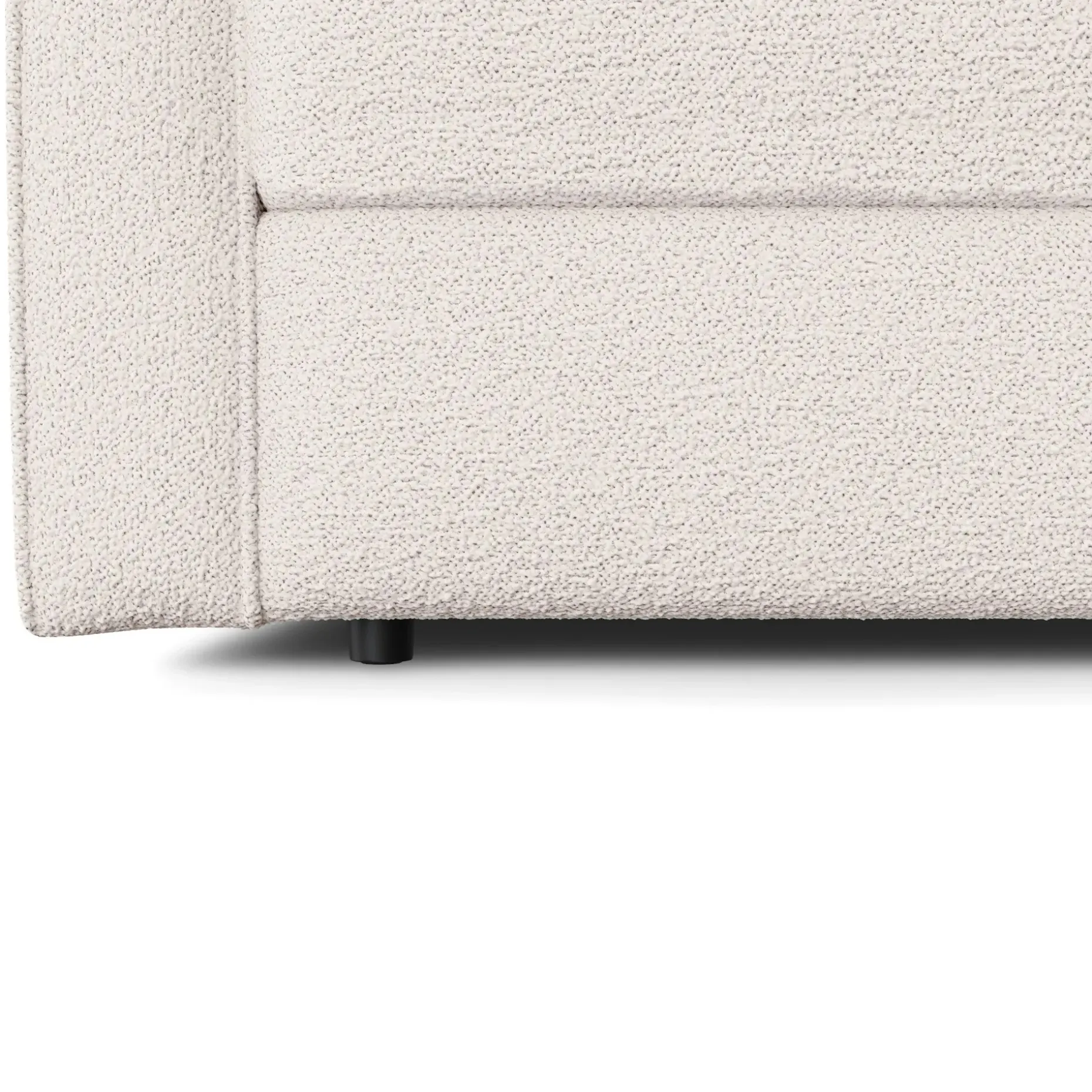 Sven 45.5" Tufted Sleeper Chair - Ivory Wool Bouclé