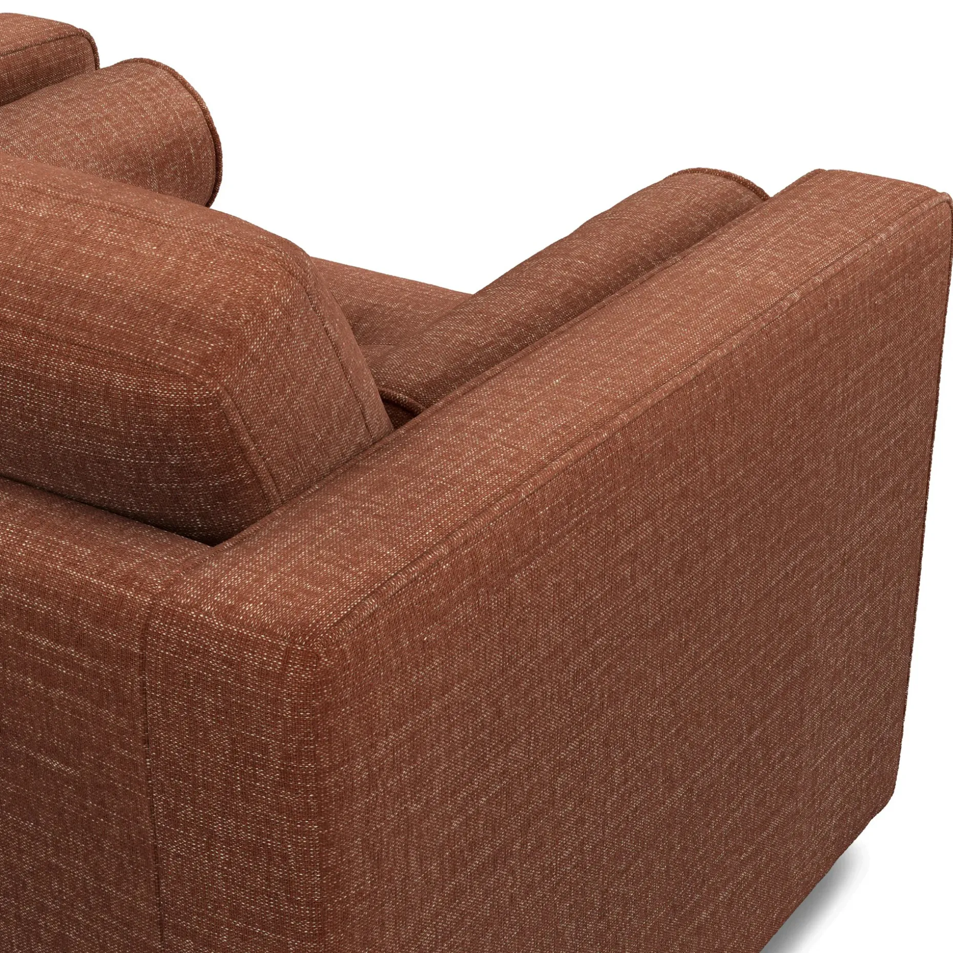 Sven 45.5" Tufted Sleeper Chair - Napa Rust