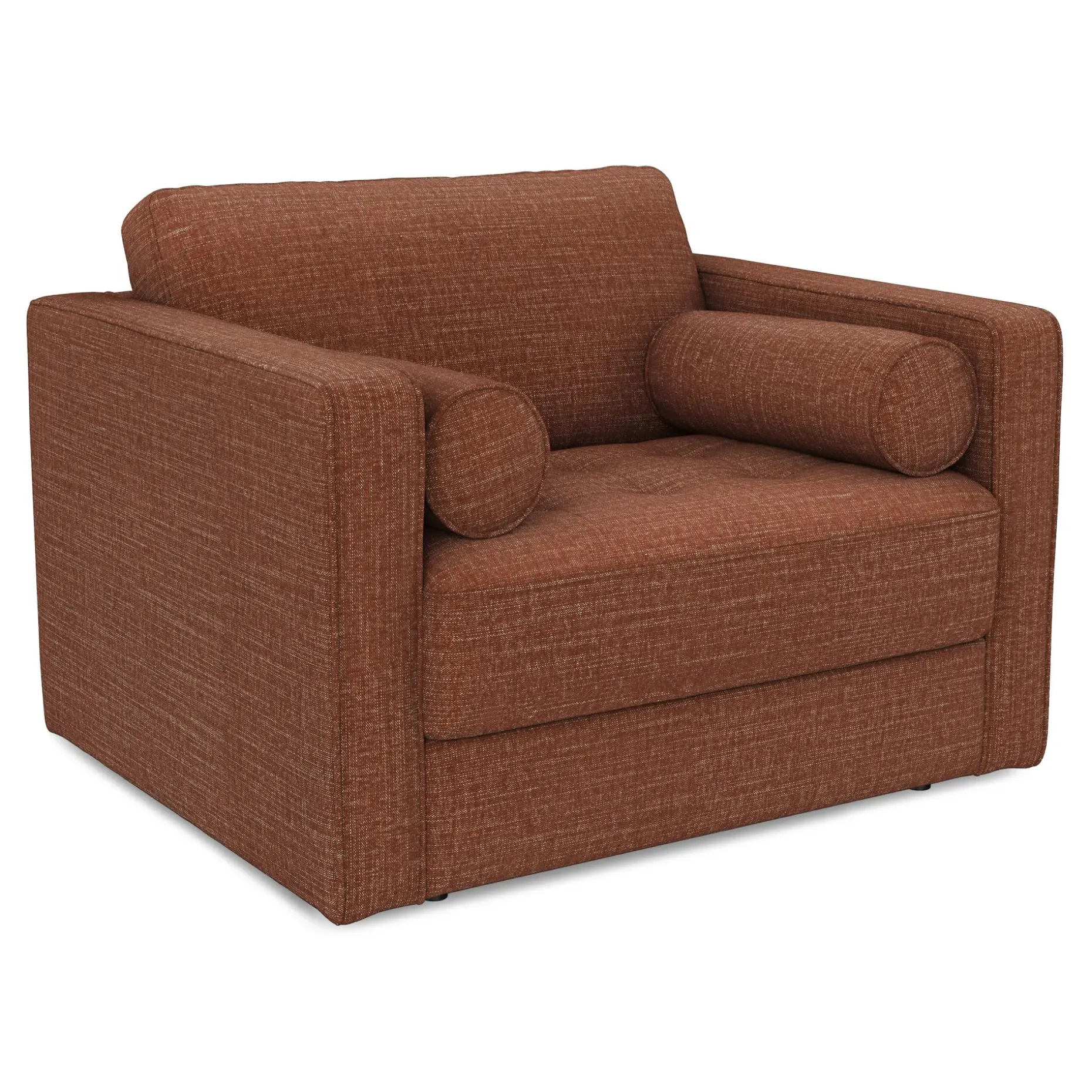 Sven 45.5" Tufted Sleeper Chair - Napa Rust