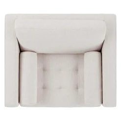Sven 45.5" Tufted Sleeper Chair - Napa White