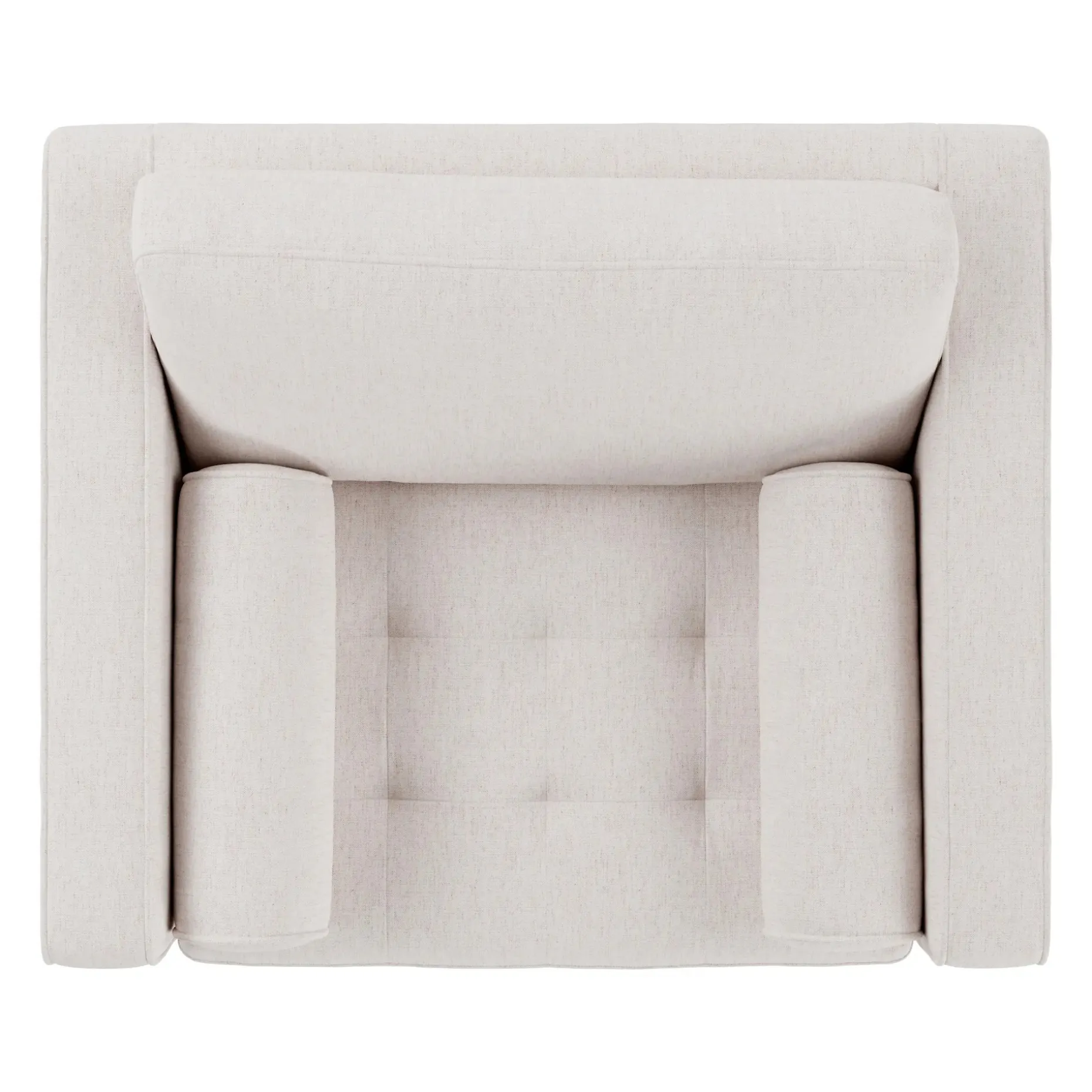 Sven 45.5" Tufted Sleeper Chair - Napa White