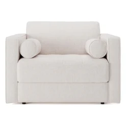Sven 45.5" Tufted Sleeper Chair - Napa White
